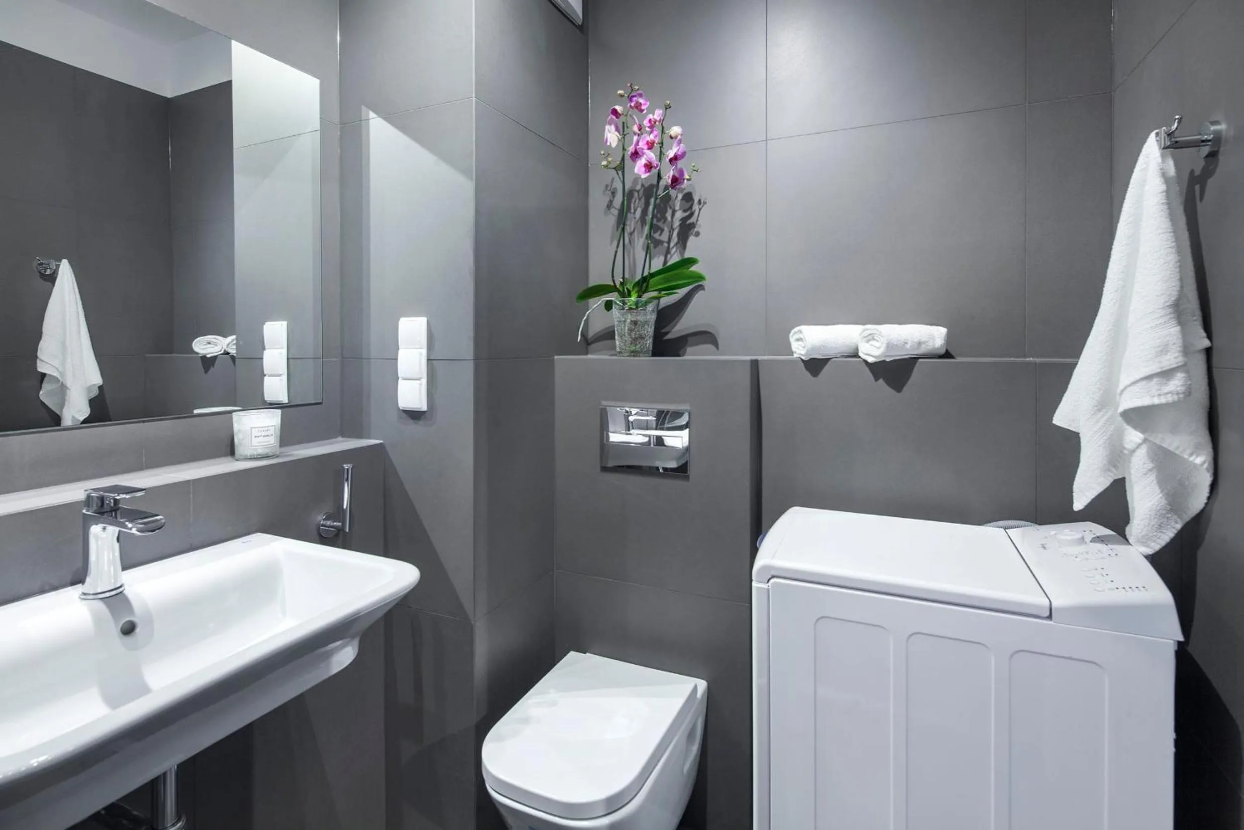 Toilet in Sleepy3city Apartments Batorego 9