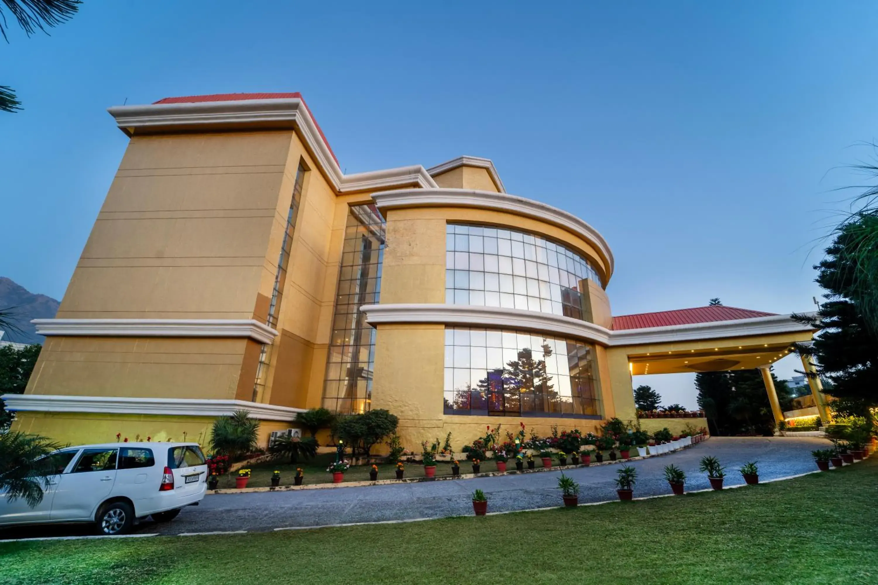 Facade/entrance in K C Residency Katra Facade/entrance in K C Residency Katra