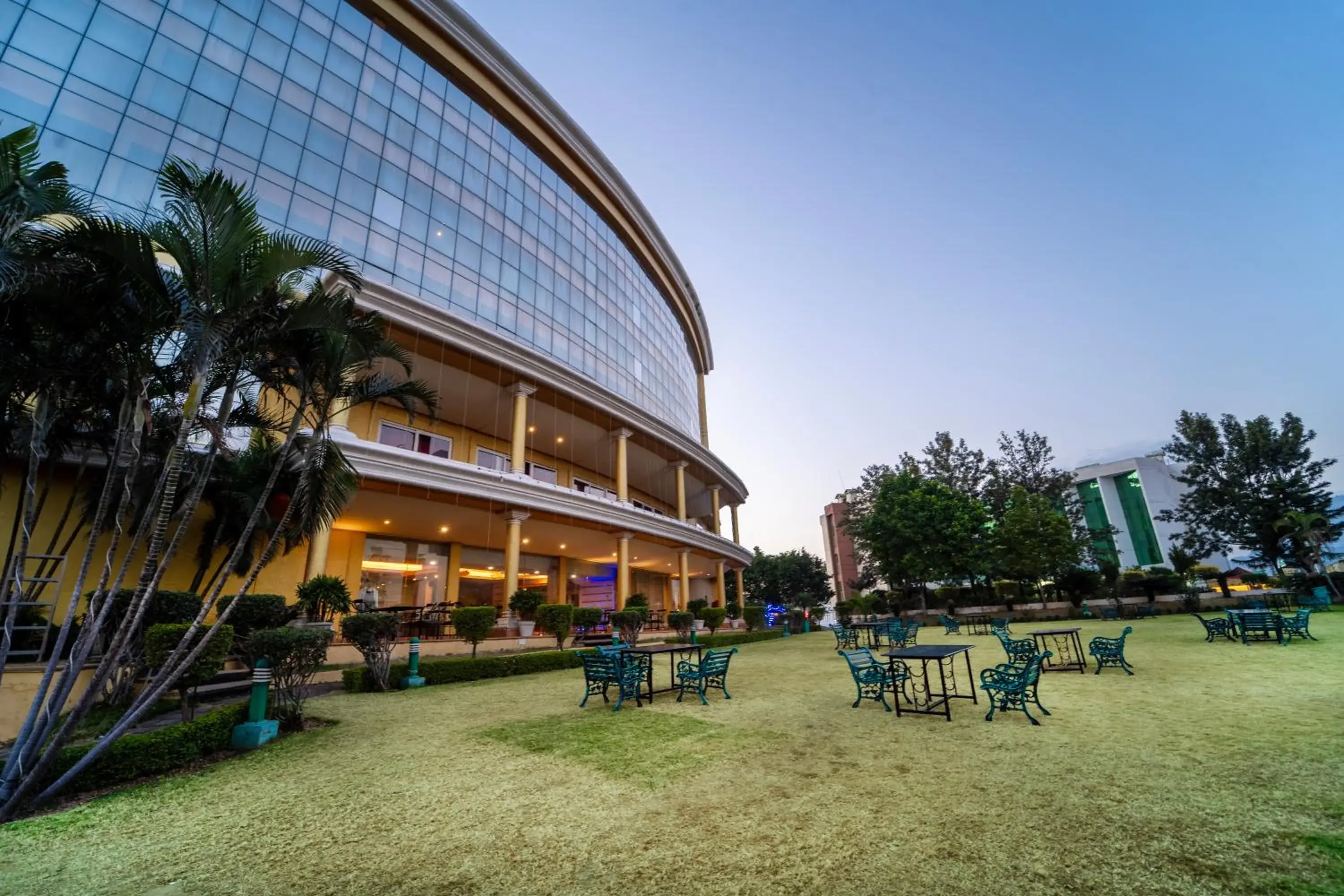 Garden view in K C Residency Katra Garden view in K C Residency Katra