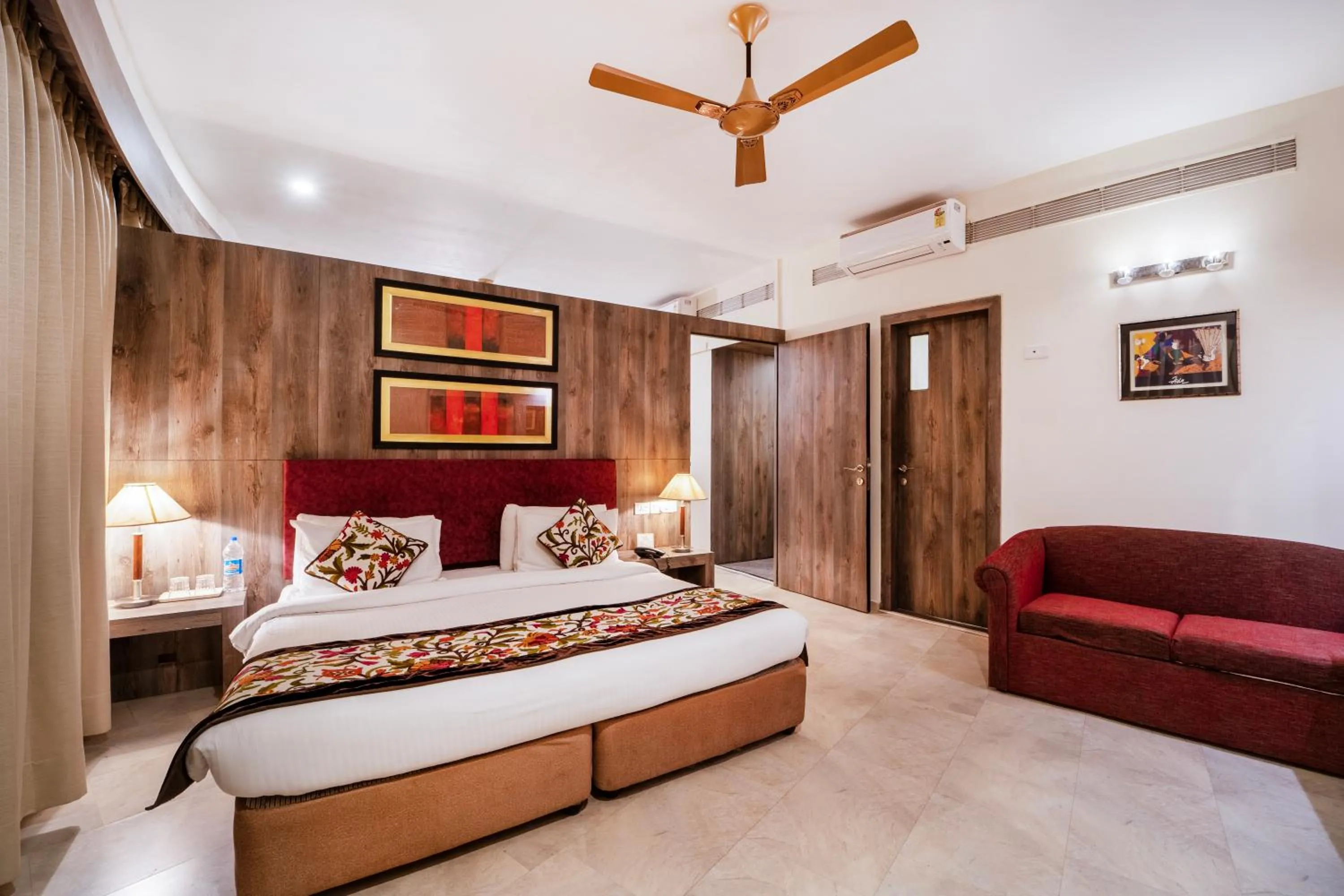 Property building, Bed in K C Residency Katra