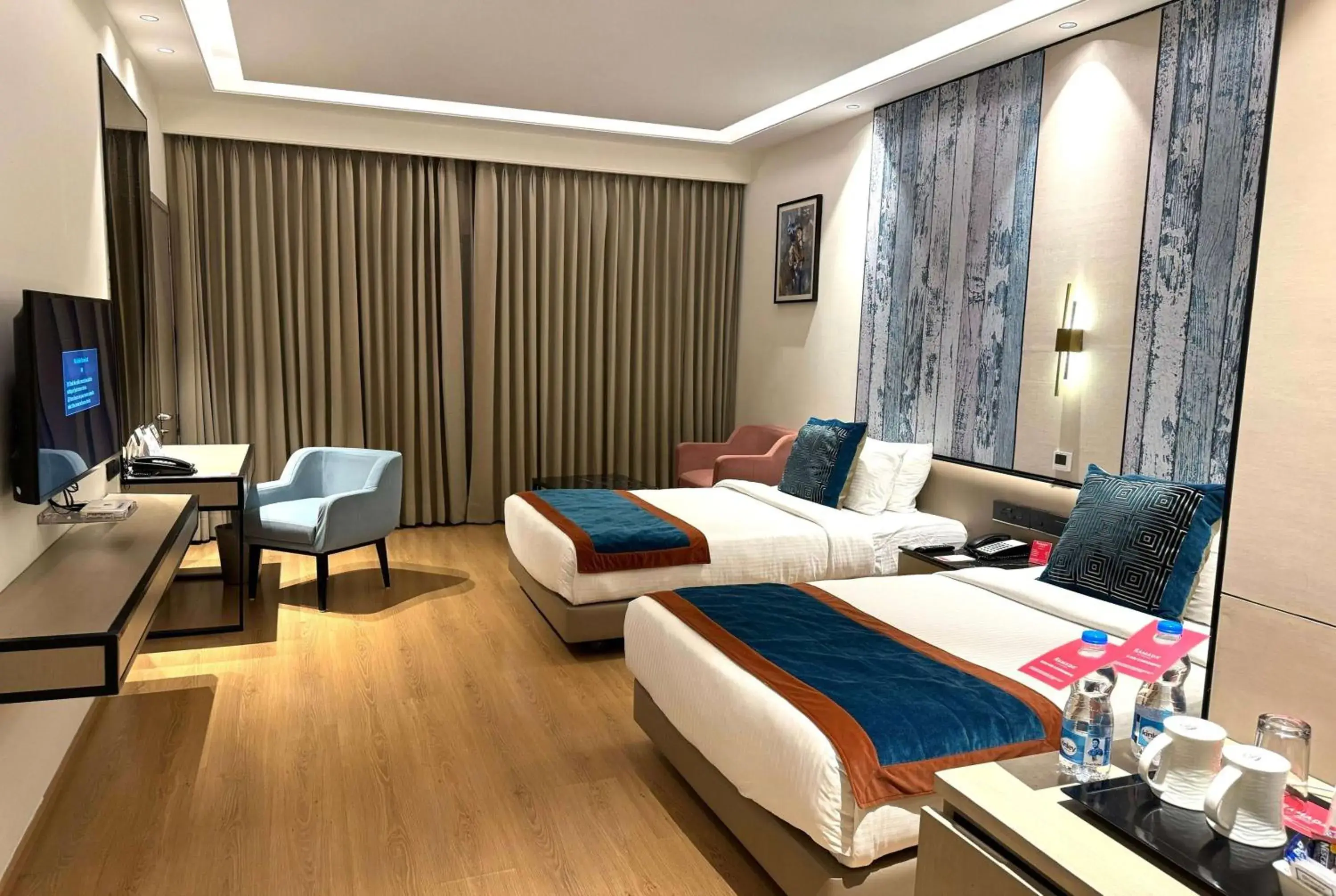 2 Twin Bed Deluxe Room - single occupancy in Ramada by Wyndham Jalandhar City Center 2 Twin Bed Deluxe Room - single occupancy in Ramada by Wyndham Jalandhar City Center