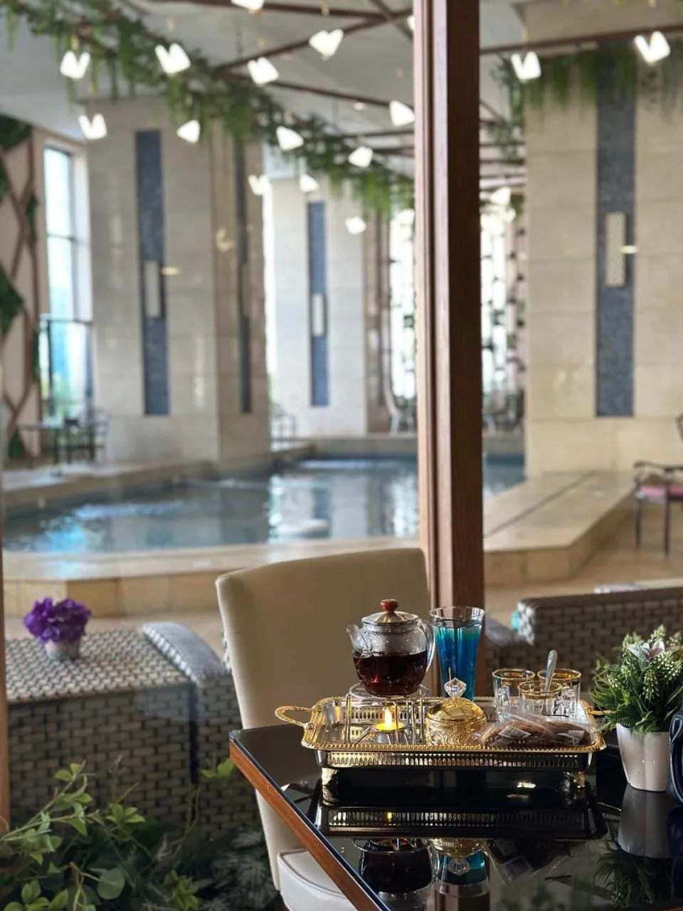 Pool view in Violet Al Azizia Hotel MASJID Al Qatari