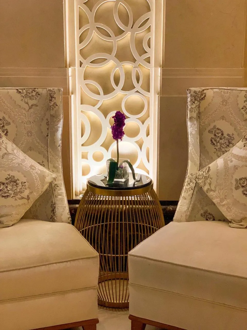 Bed in Violet Al Azizia Hotel MASJID Al Qatari