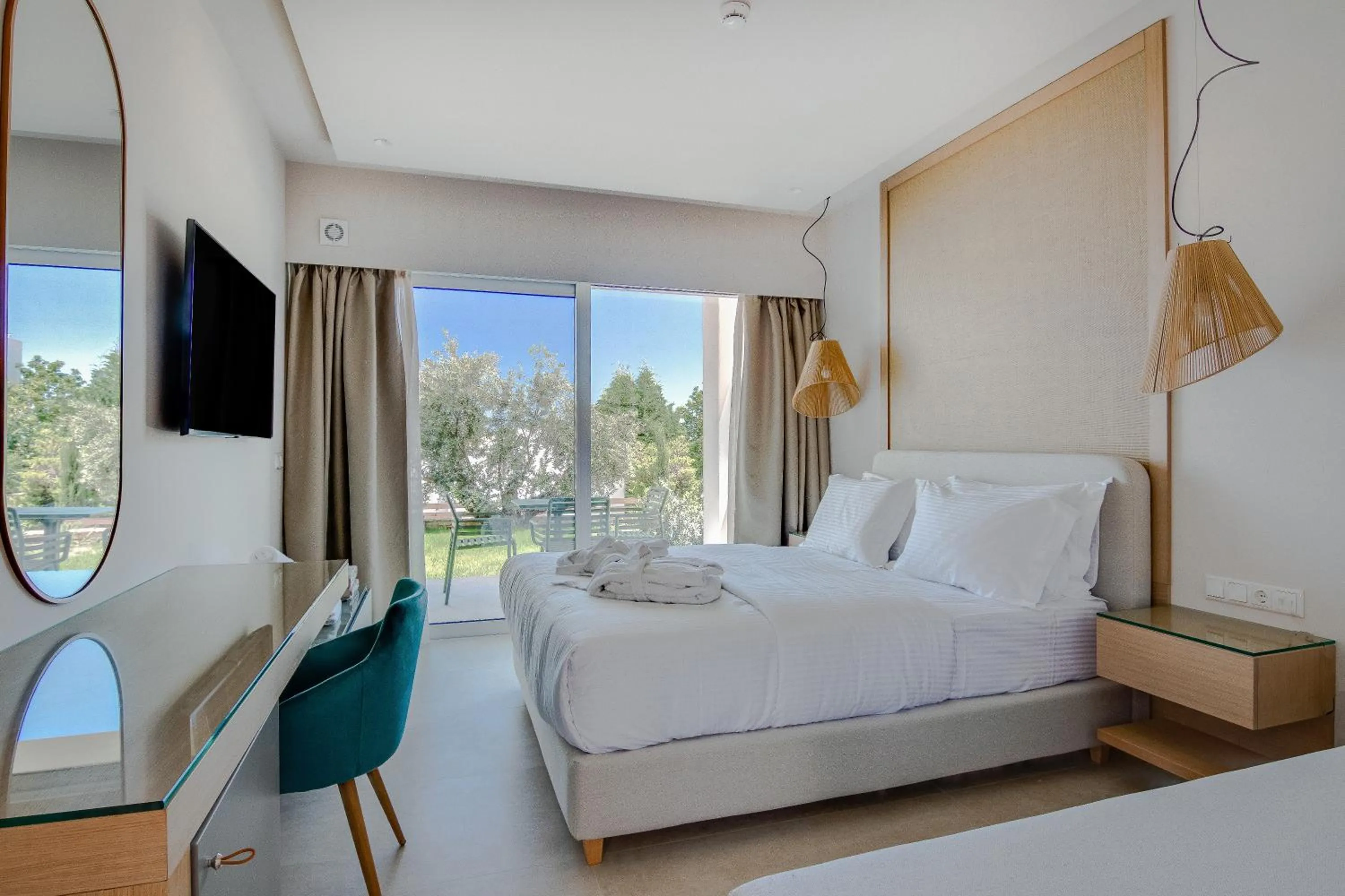 Bed in Colonides Beach Hotel