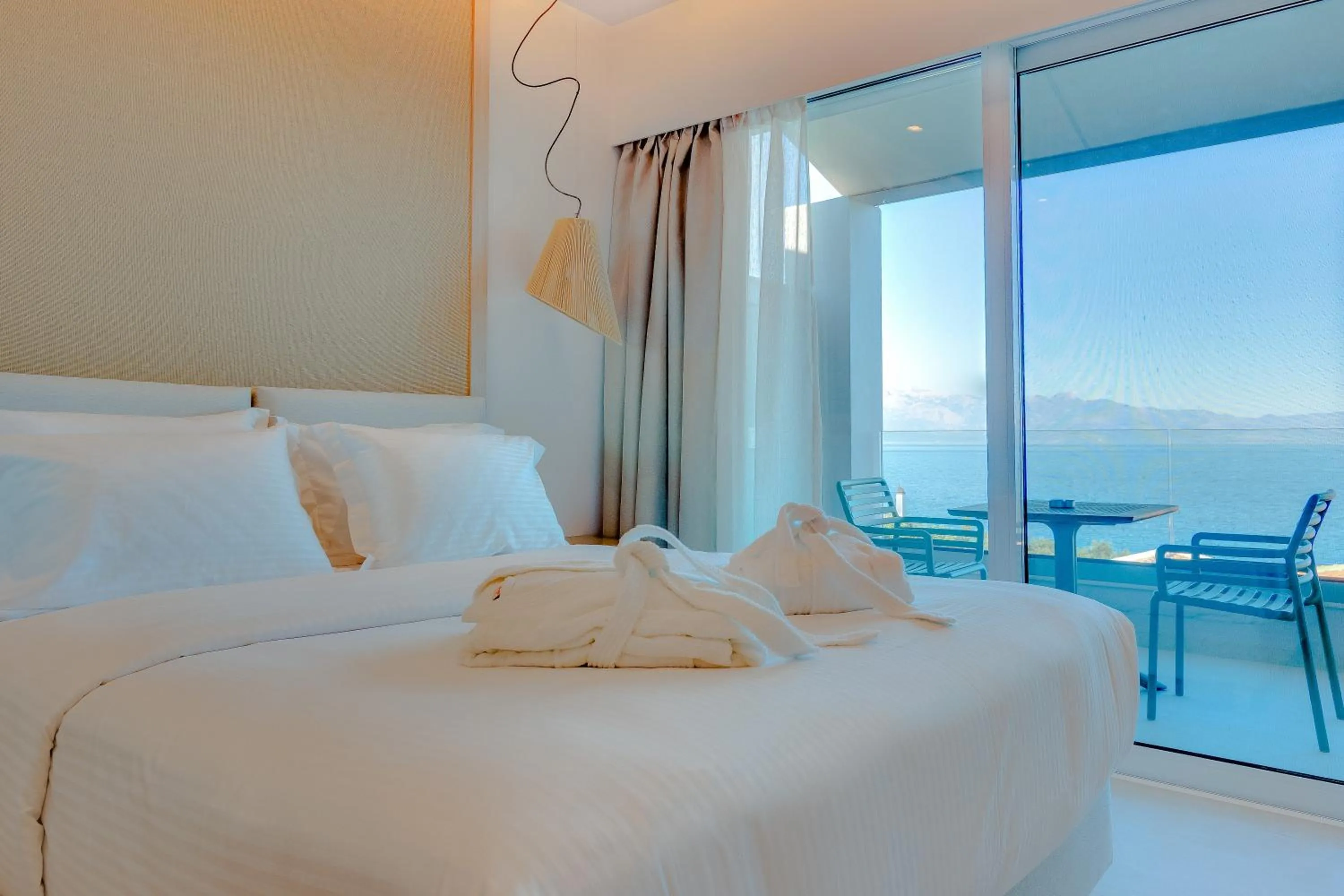 Bed in Colonides Beach Hotel