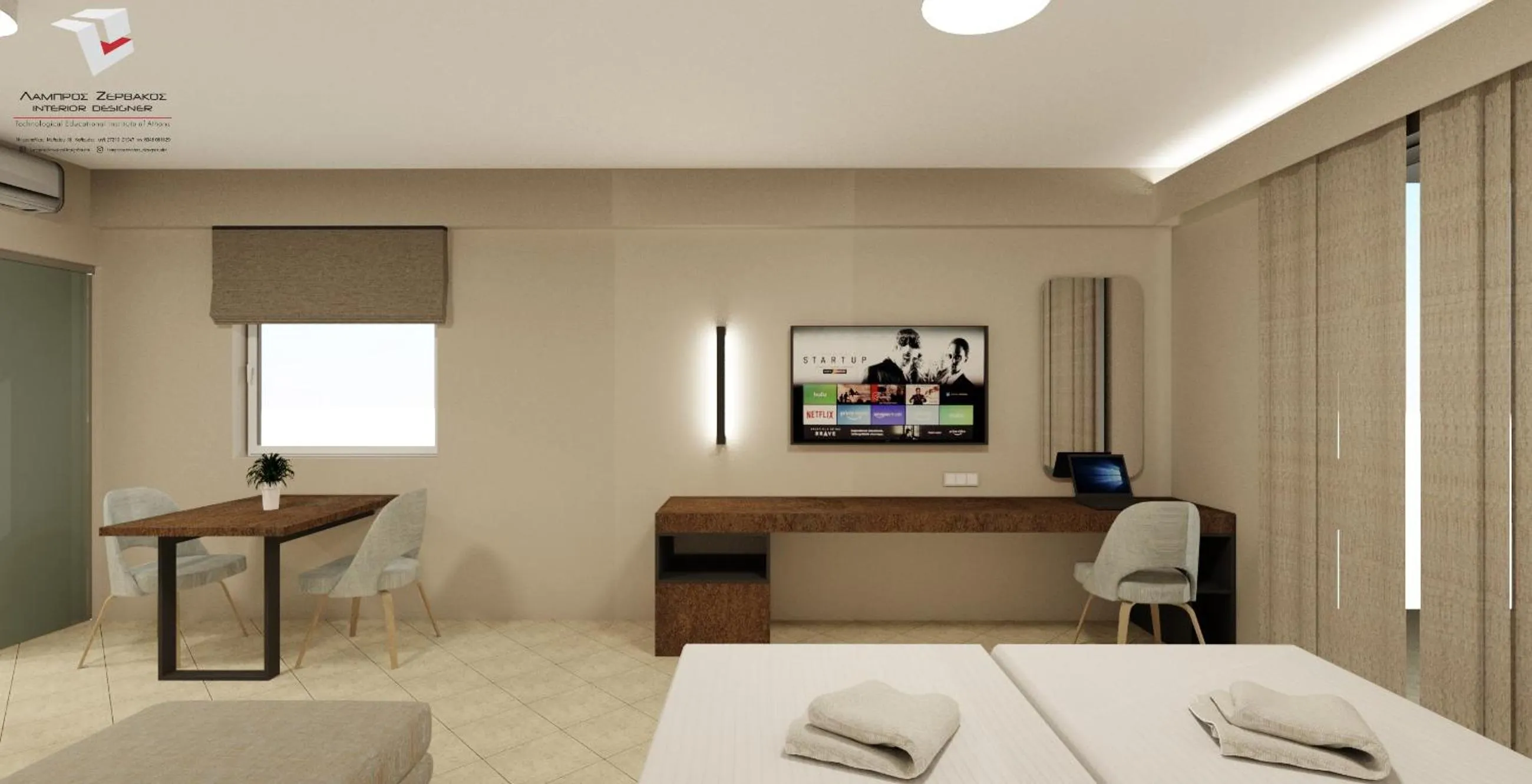 Bed in Colonides Beach Hotel