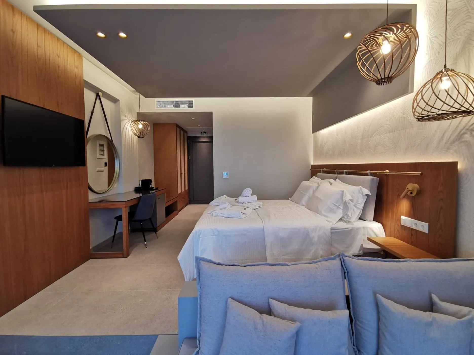 Bed in Colonides Beach Hotel