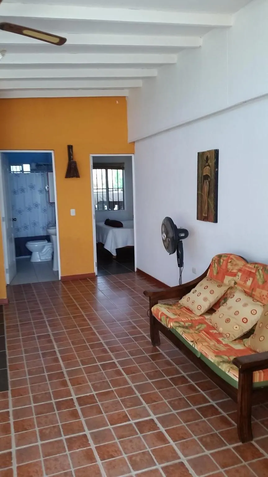 Living room, Bed in Maria Jose Bungalows