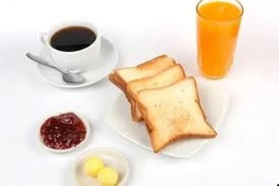 Continental breakfast in Maria Jose Bungalows