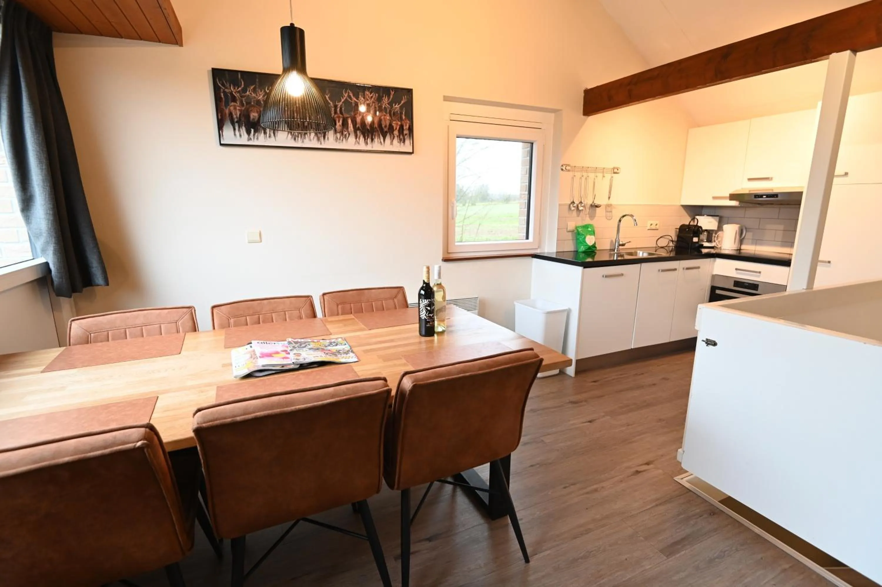 Kitchen or kitchenette in Holiday Park La Sapinière