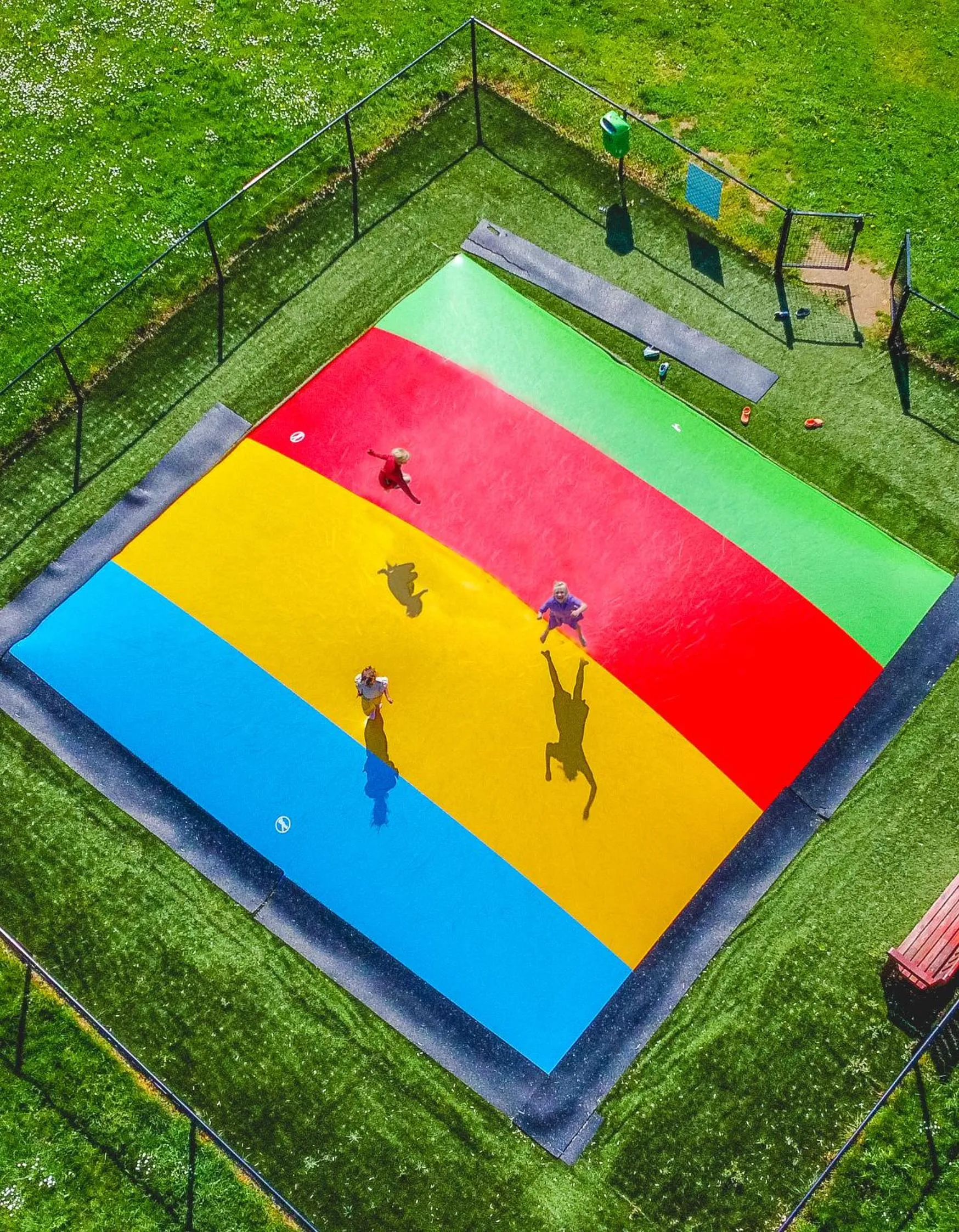 Children play ground in Holiday Park La Sapinière