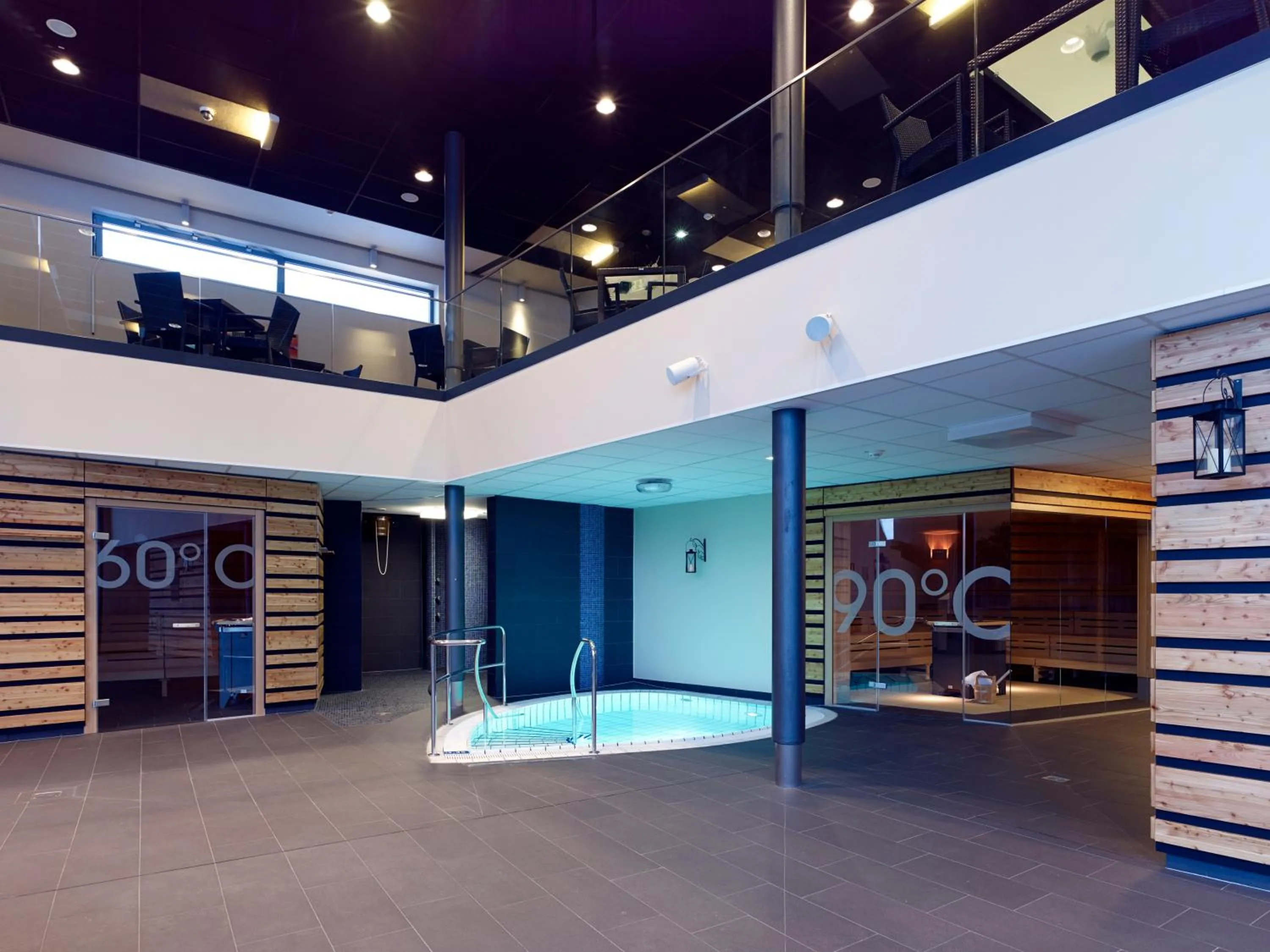 Pool view in Holiday Park La Sapinière