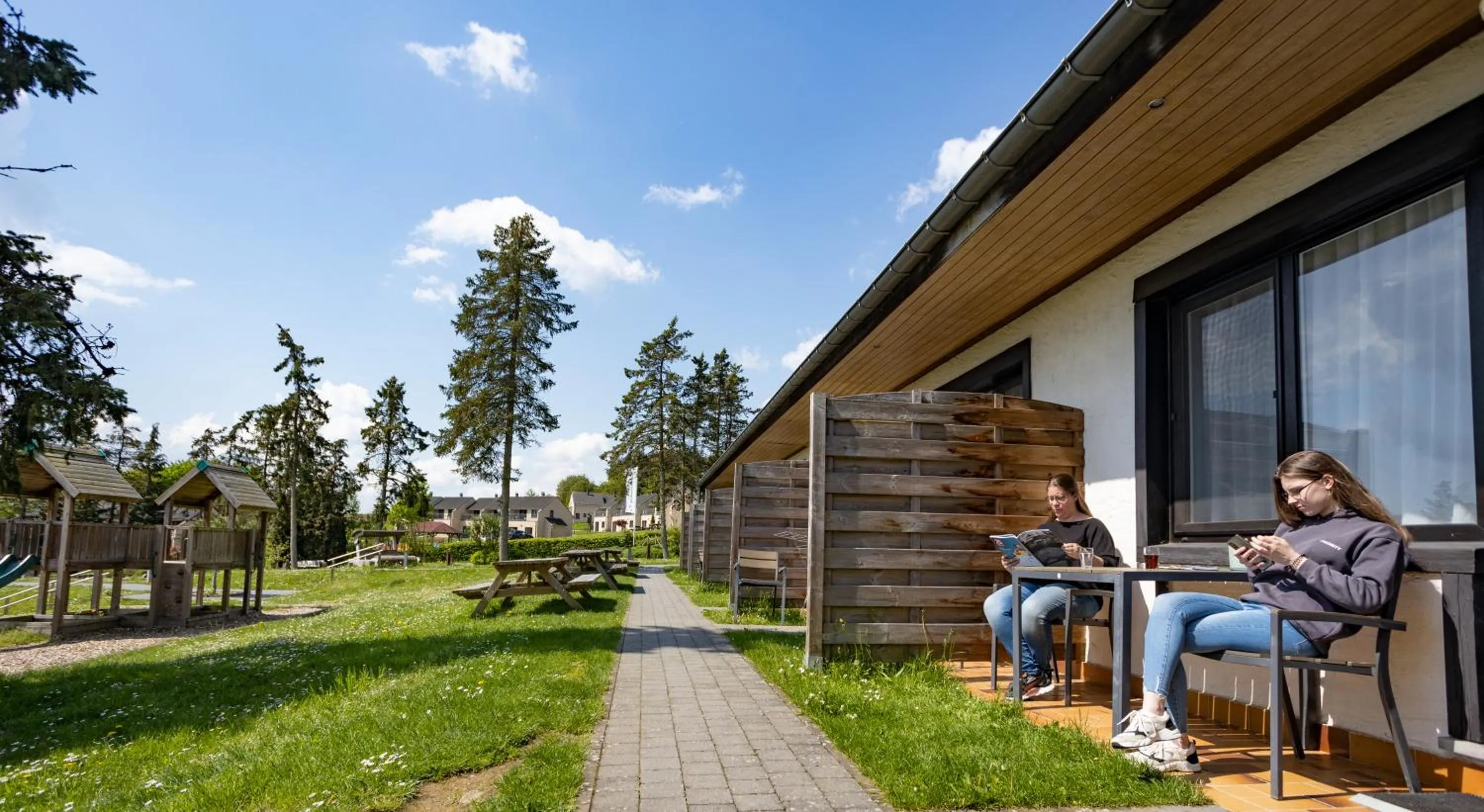 Property building in Holiday Park La Sapinière