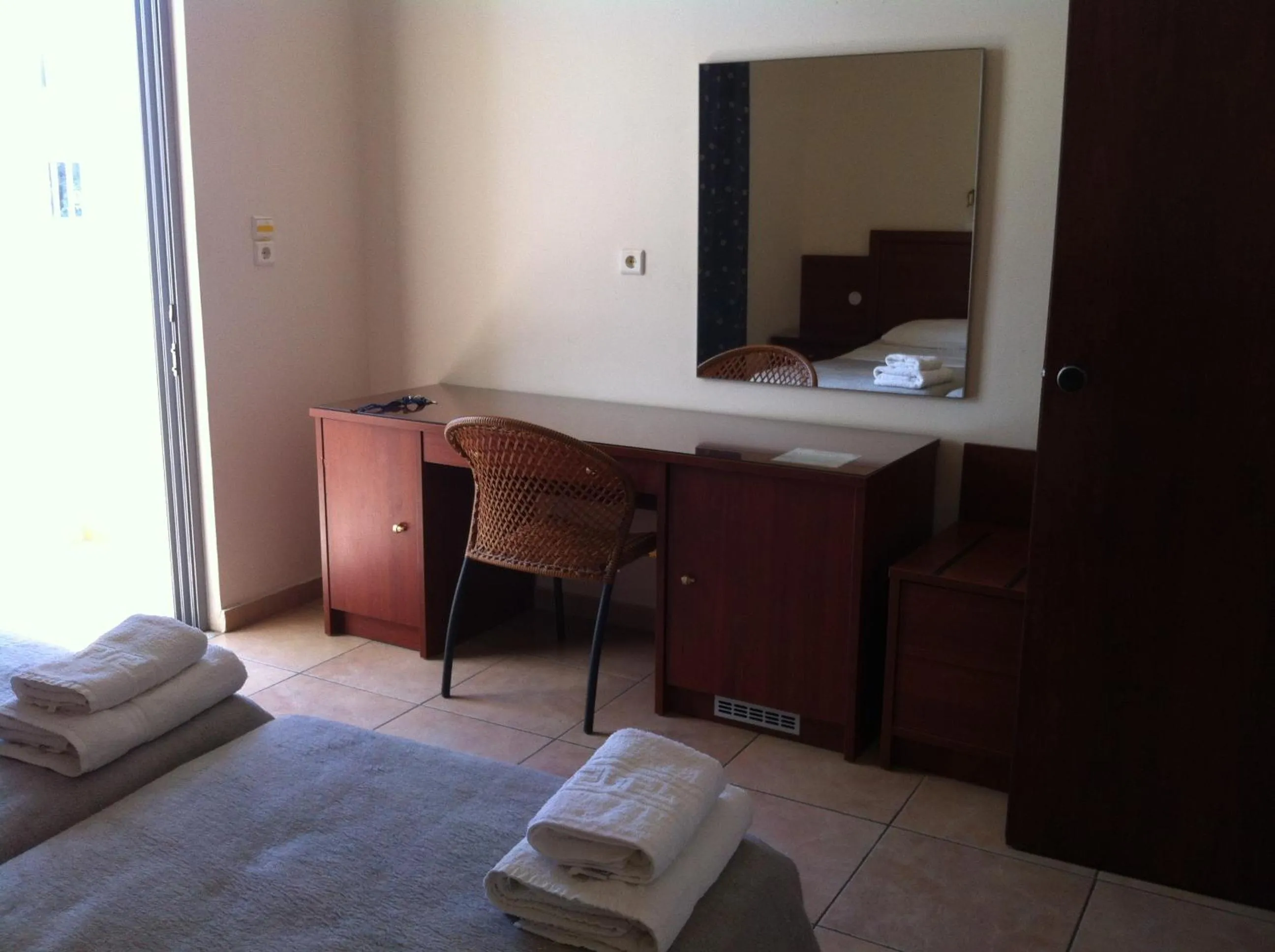 Decorative detail, Bed in Olgas Paradise Apartments