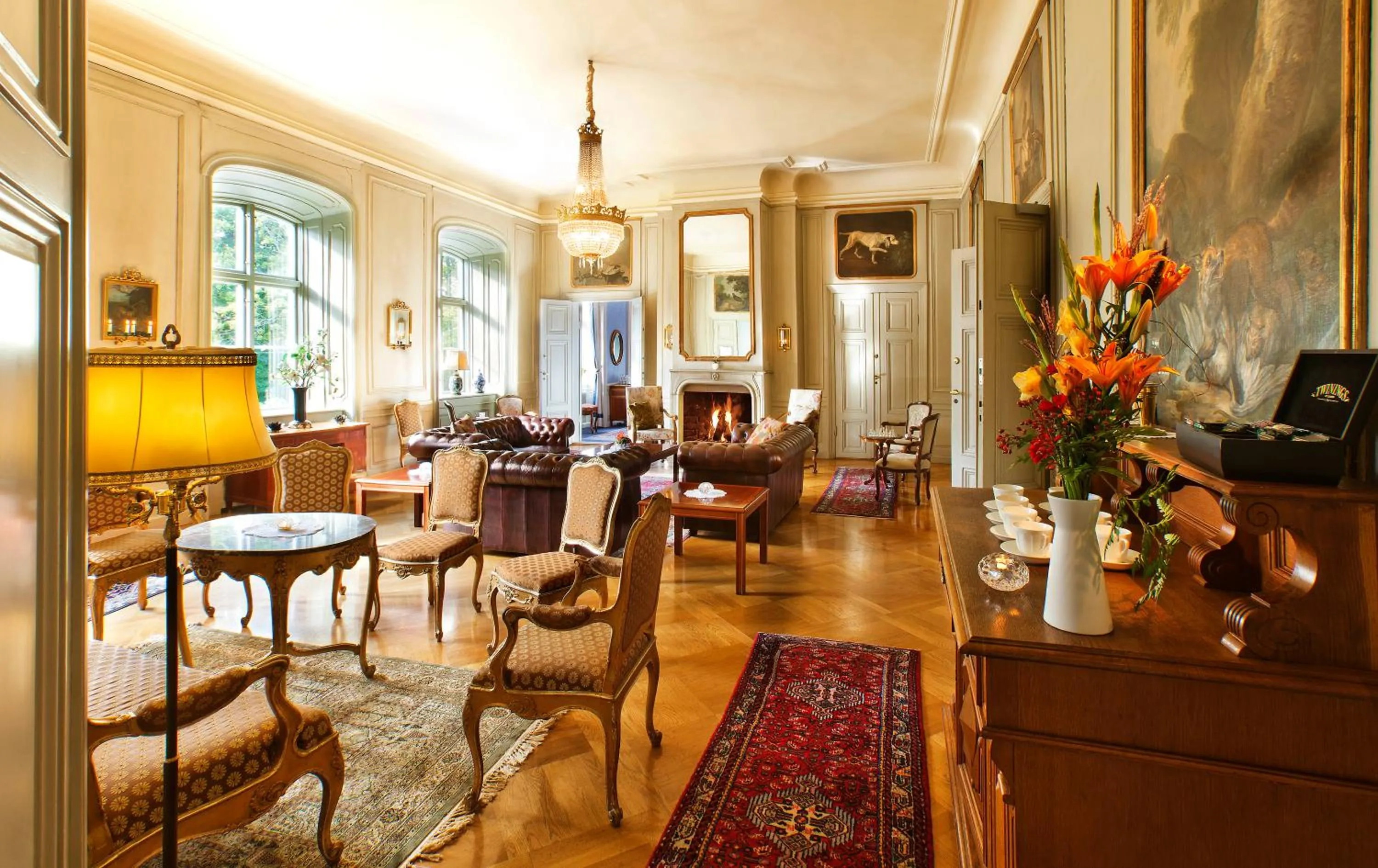 Lobby or reception in Åkeshofs Slott