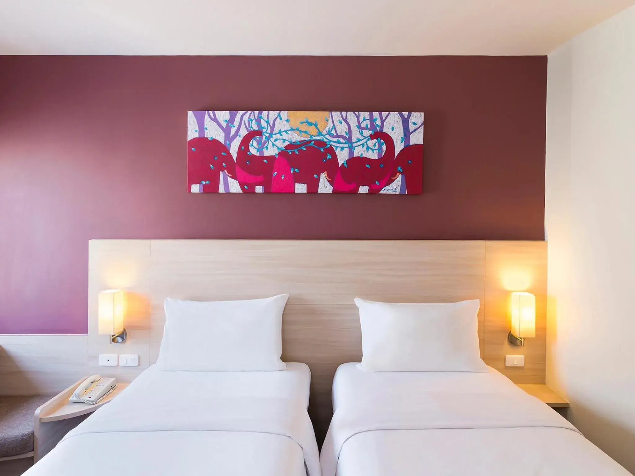 Bedroom, Bed in ibis Bangkok Siam Bedroom, Bed in ibis Bangkok Siam