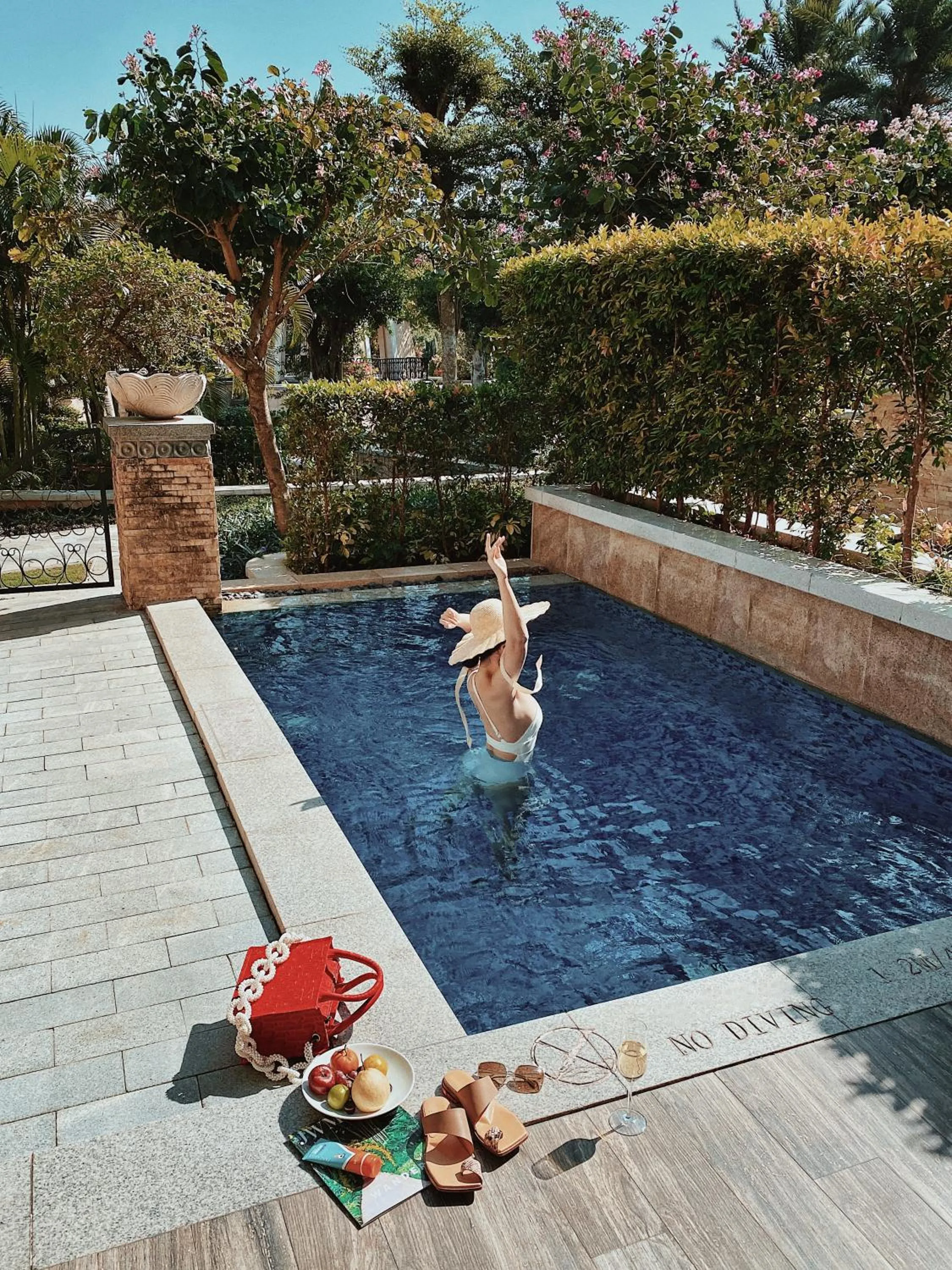 Pool view in JW Marriott Sanya Haitang Bay Resort & Spa