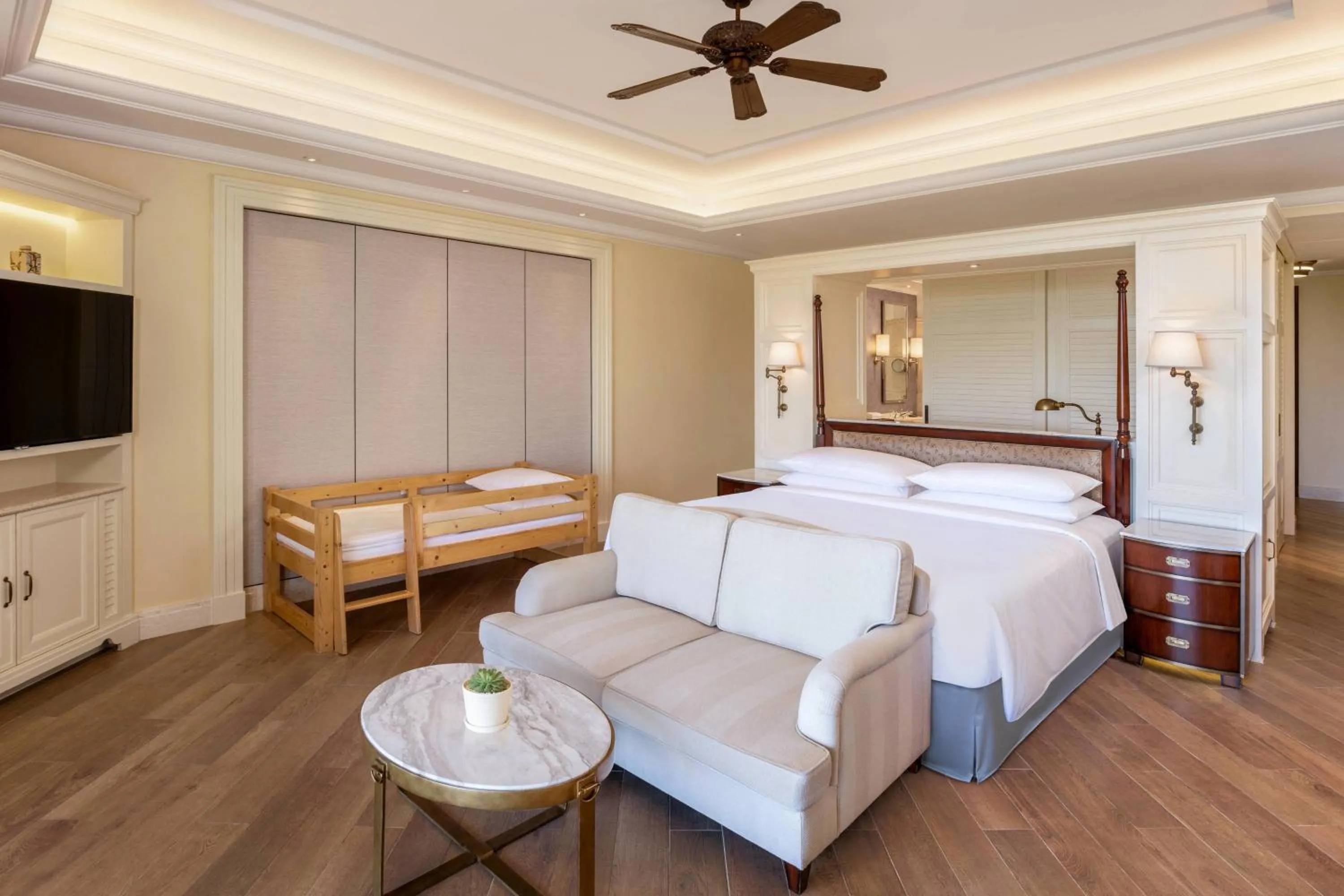 Photo of the whole room, Bed in JW Marriott Sanya Haitang Bay Resort & Spa