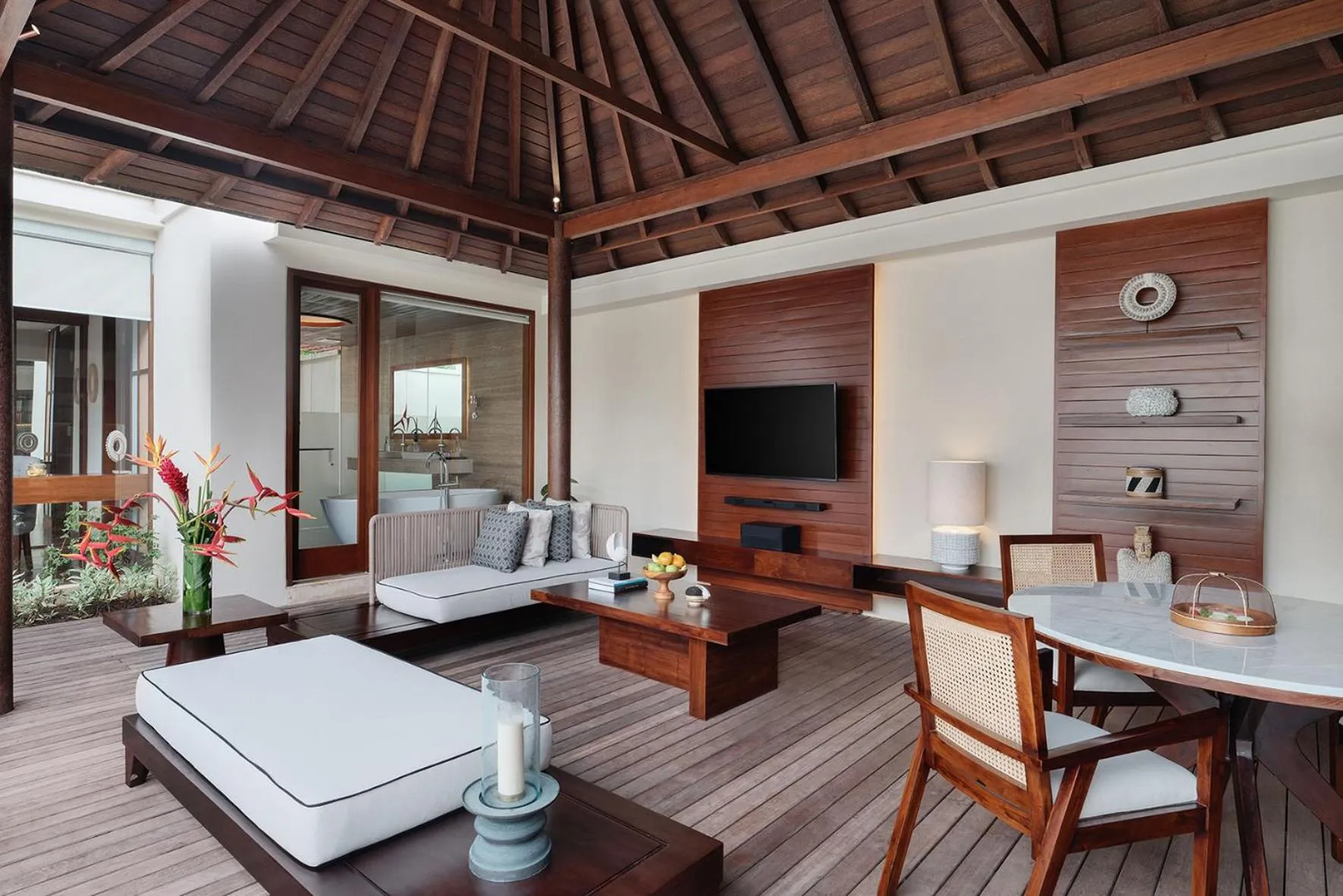 Living room in Amarterra Villas Resort Bali Nusa Dua, Autograph Collection