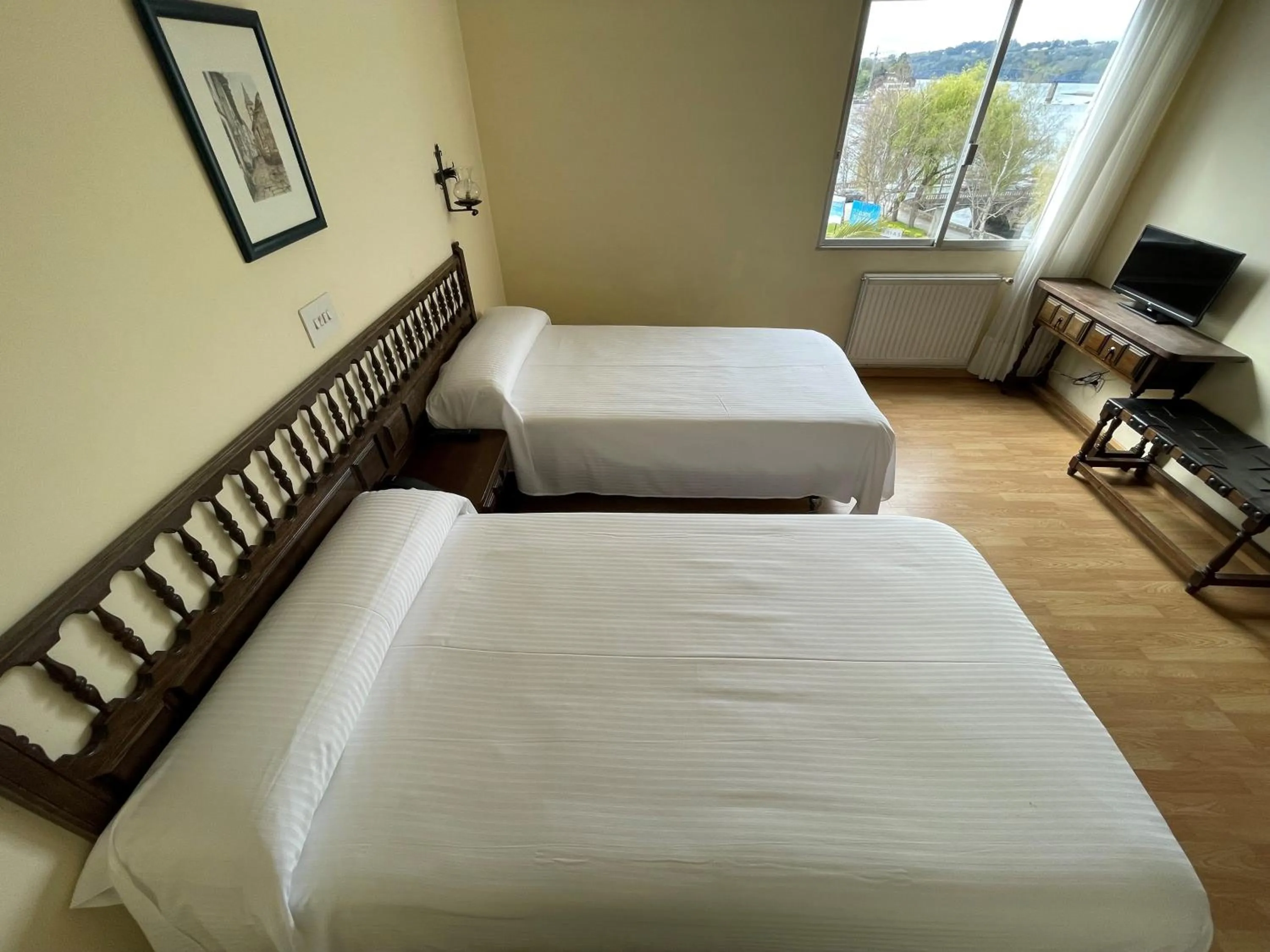 Bed in Hotel Eumesa