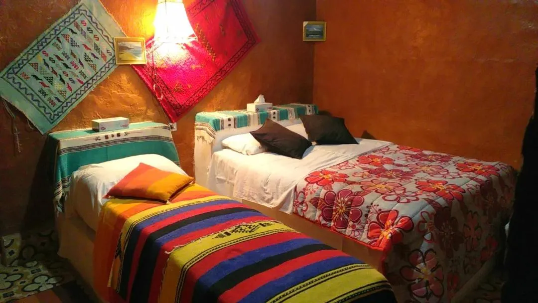 Bed in Auberge Camping Ocean des dunes