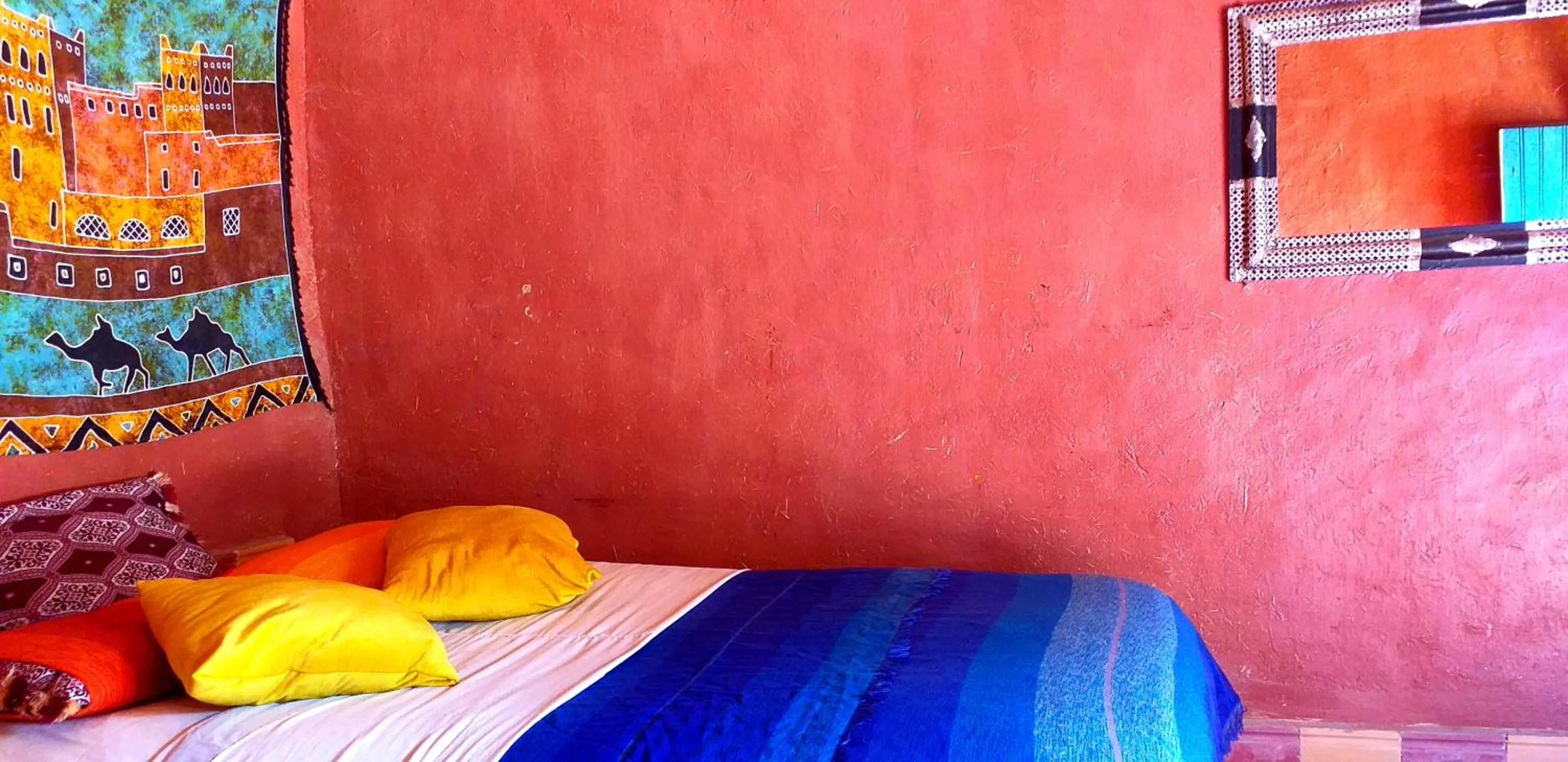 Bed in Auberge Camping Ocean des dunes