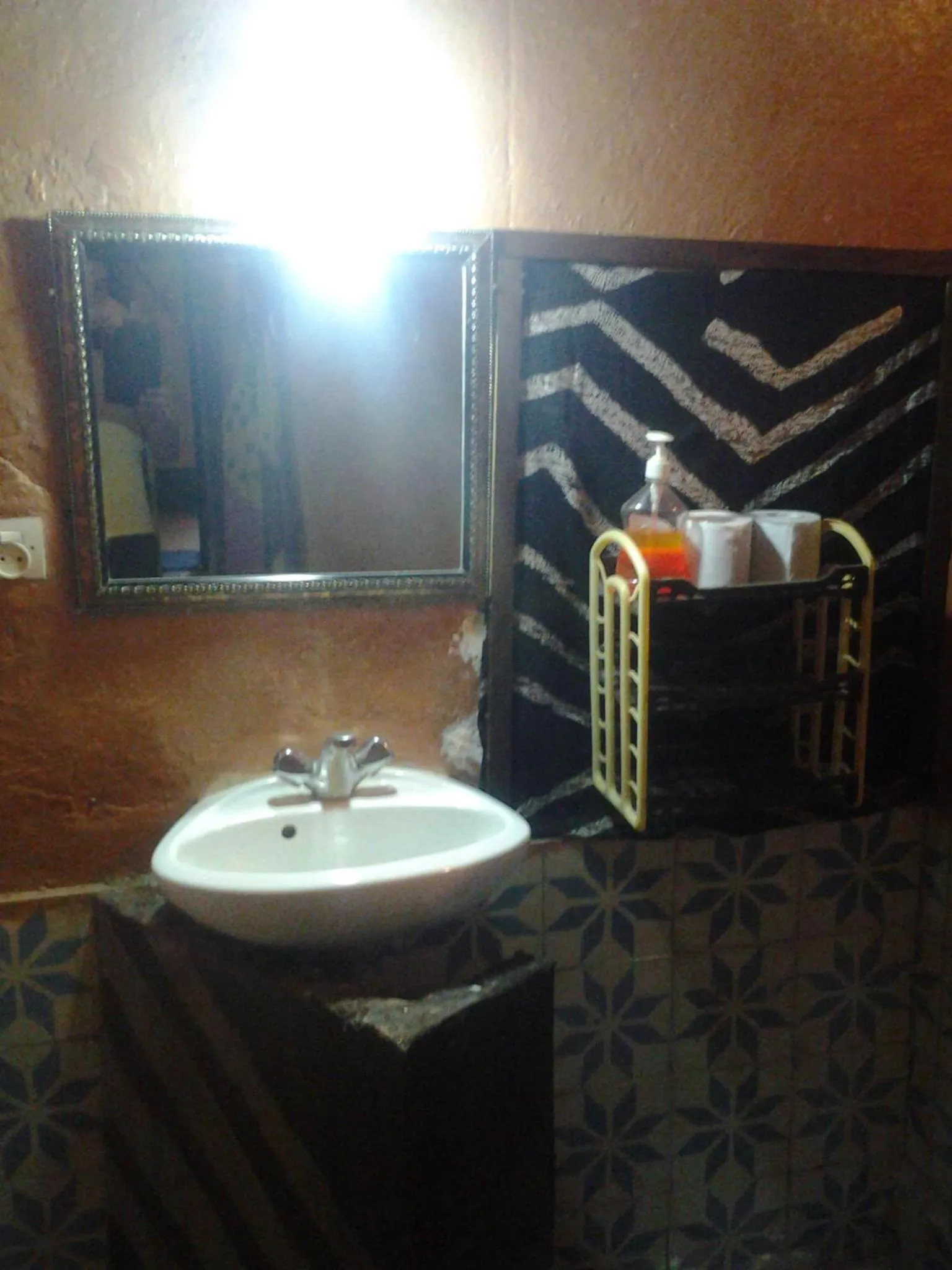 Bathroom in Auberge Camping Ocean des dunes