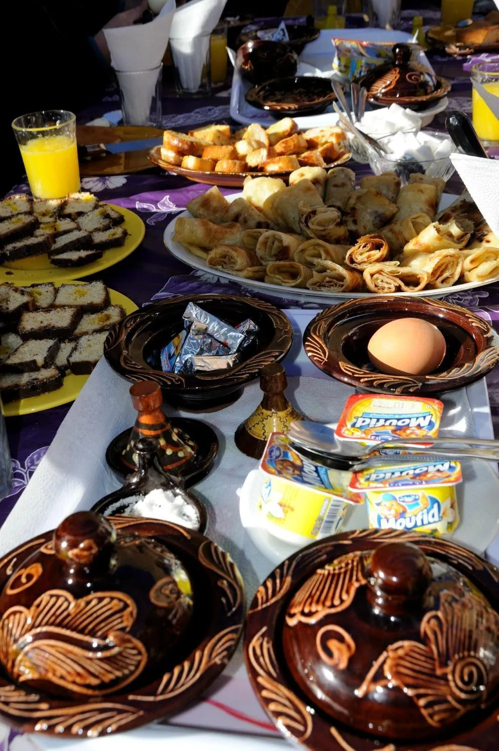 Breakfast in Auberge Camping Ocean des dunes