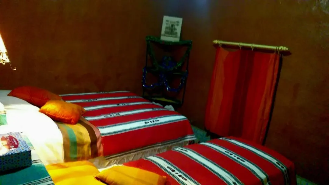 Bed in Auberge Camping Ocean des dunes