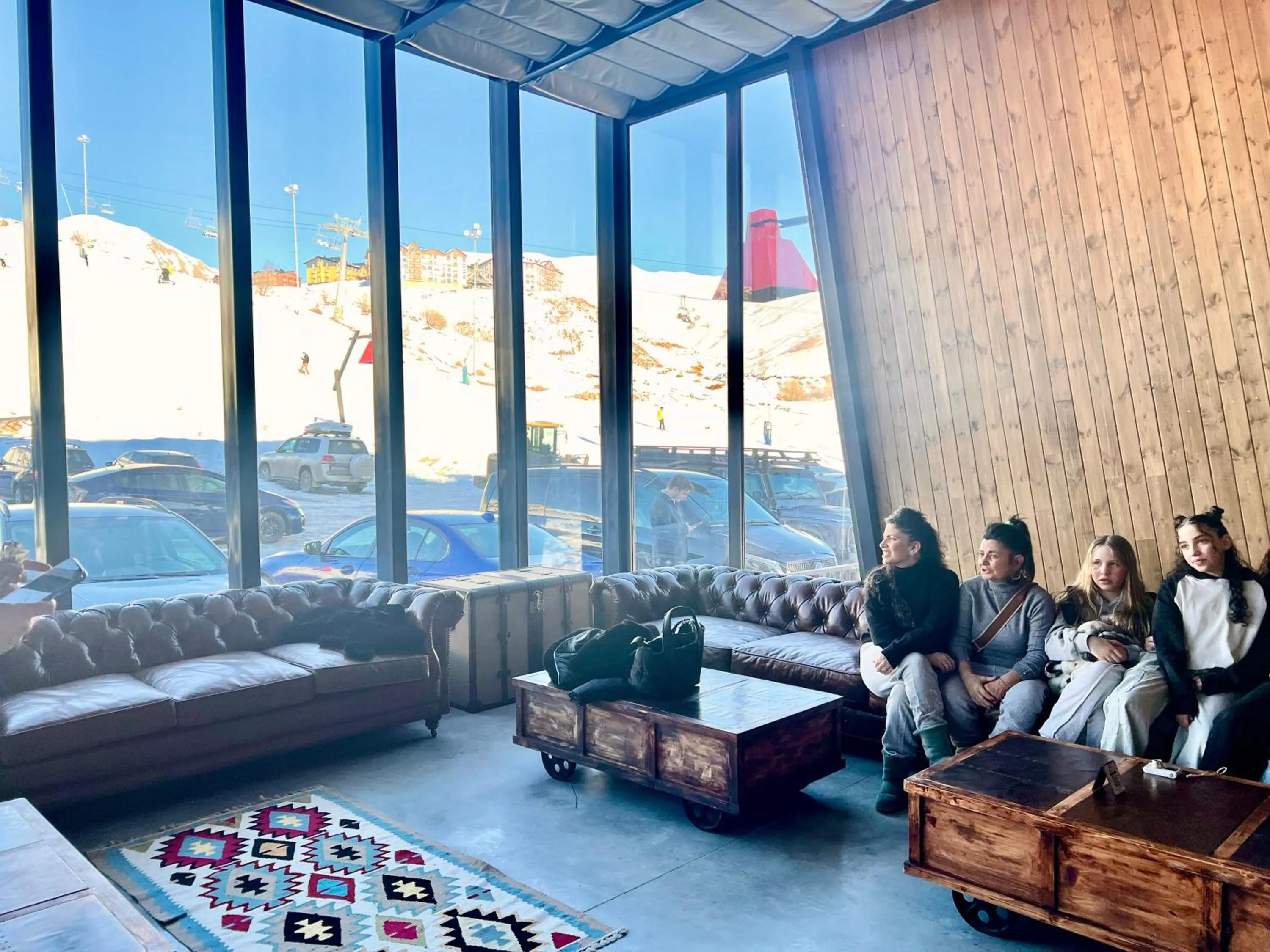 Lobby or reception in Apartment N506 Gudauri Loft