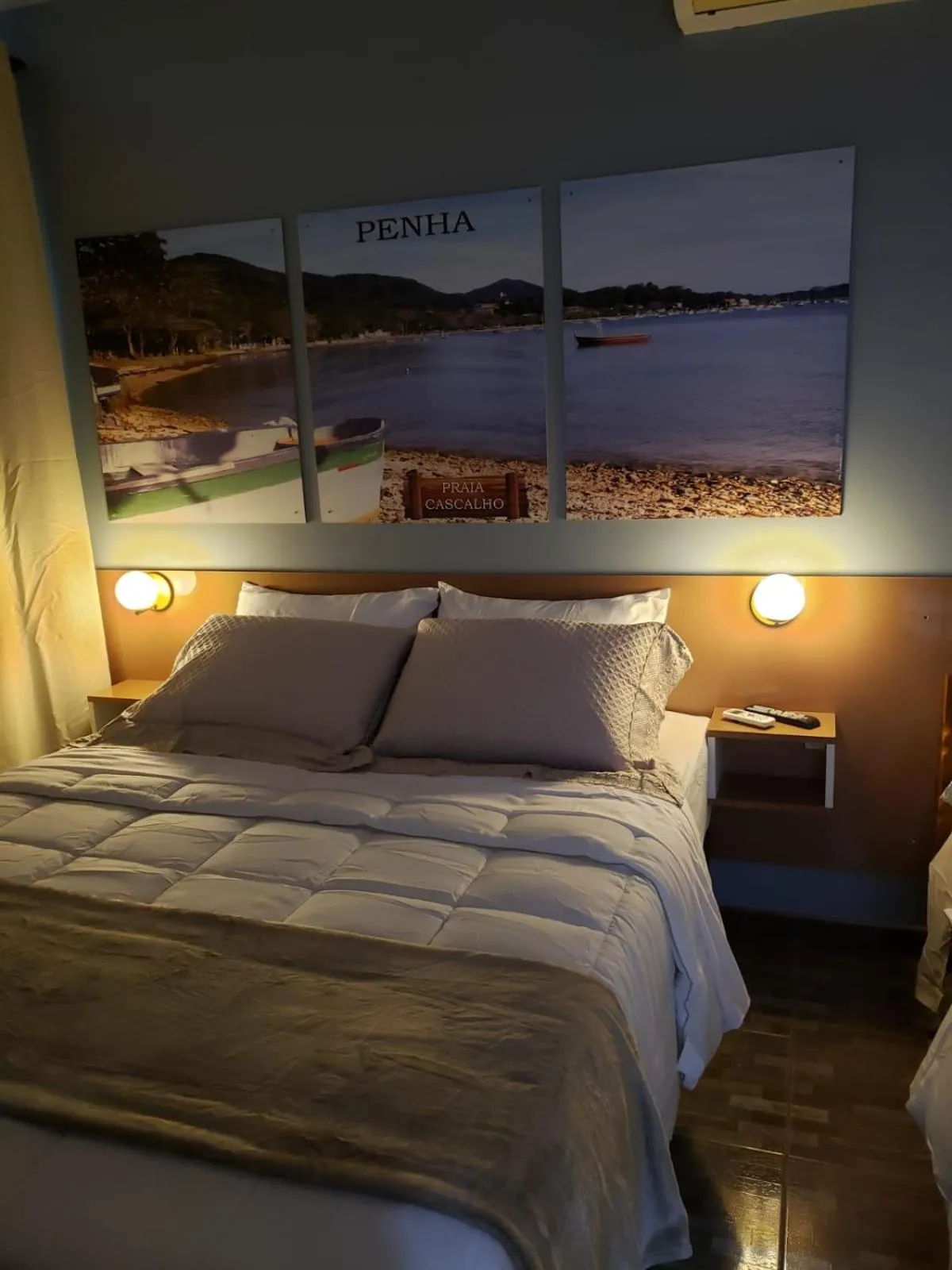 Bed in Pousada Família Cordeiro