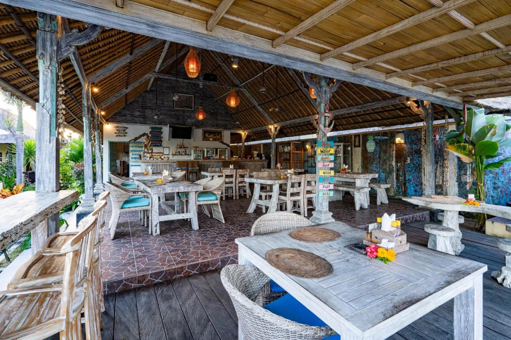 Restaurant/places to eat in Dream Beach Kubu & SPA by ABM