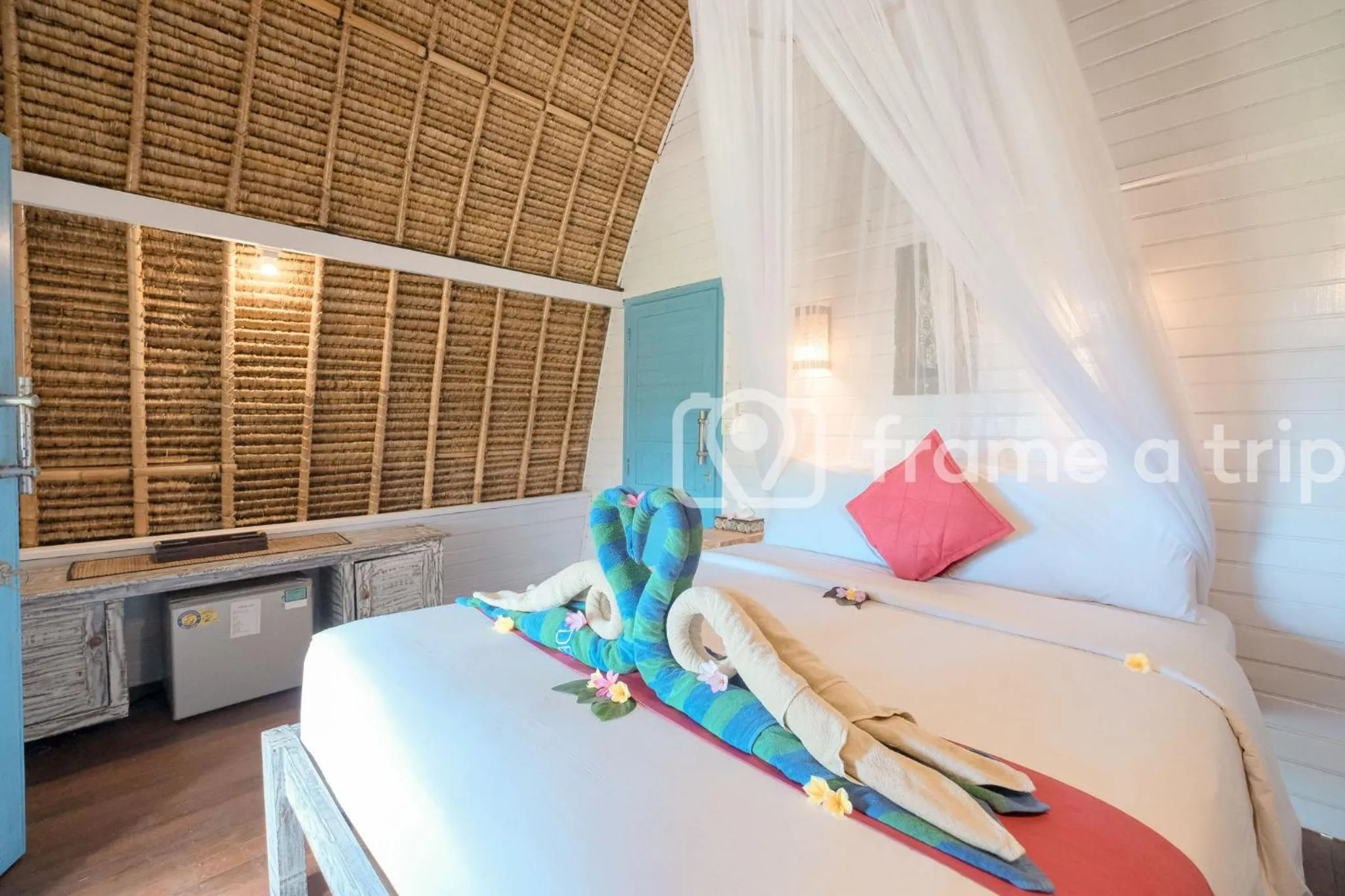 Bed in Dream Beach Kubu & SPA by ABM