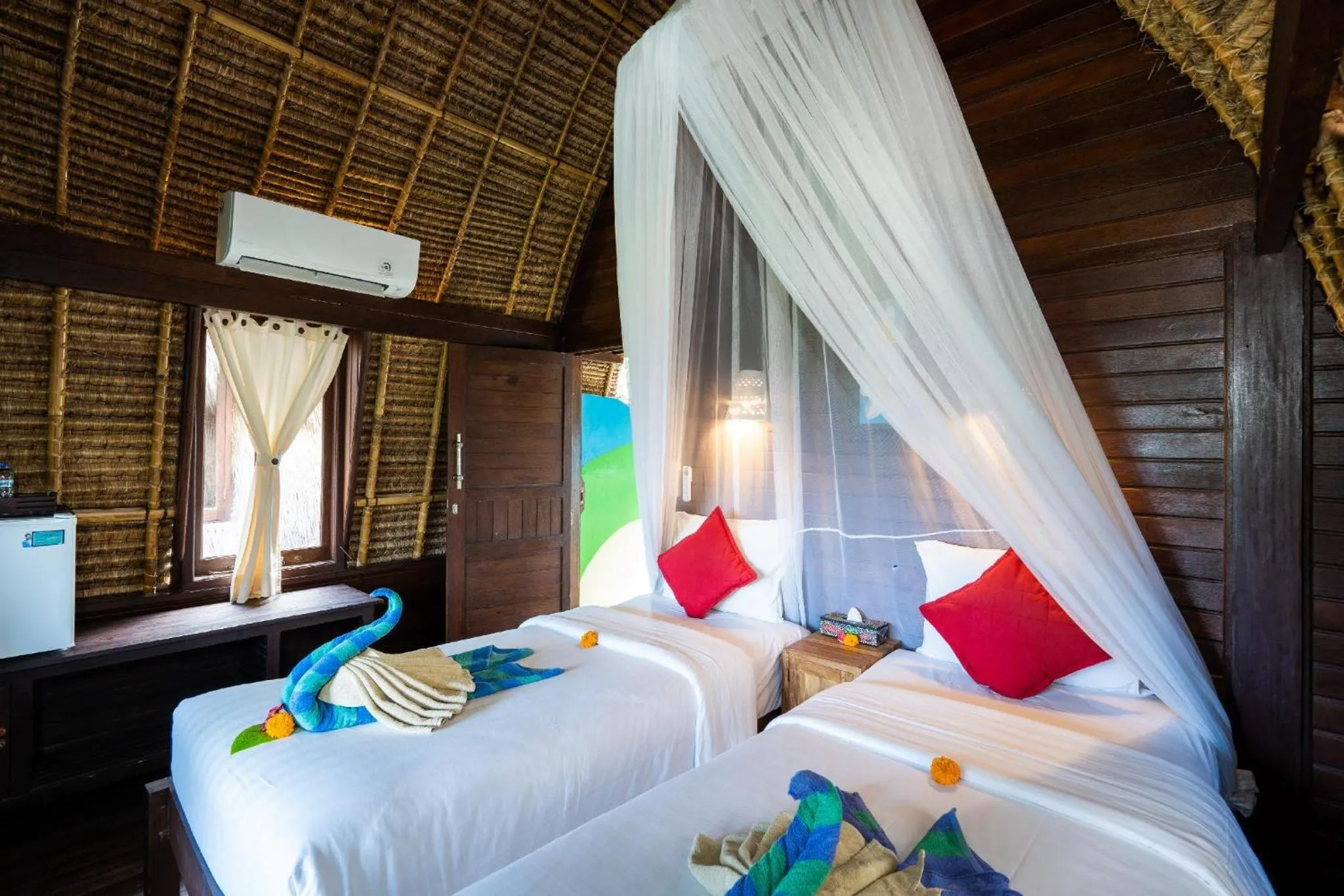 Bed in Dream Beach Kubu & SPA by ABM