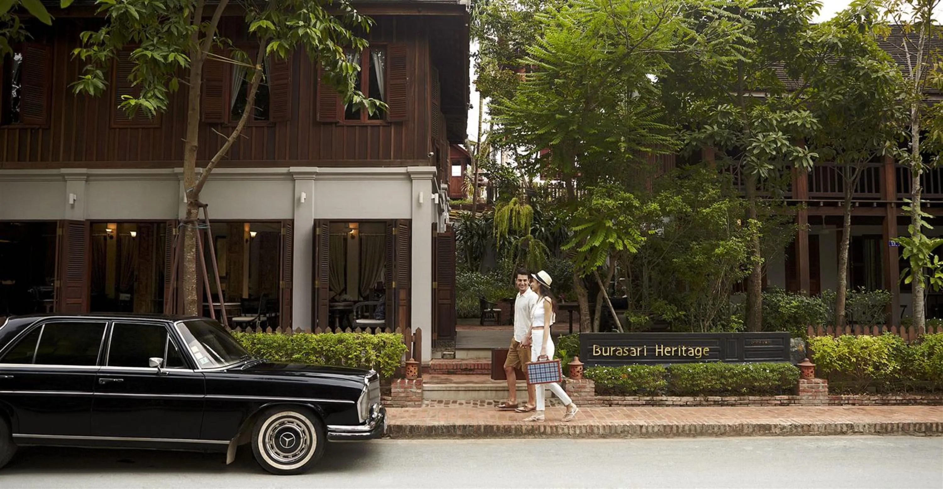 Facade/entrance in Burasari Heritage Luang Prabang