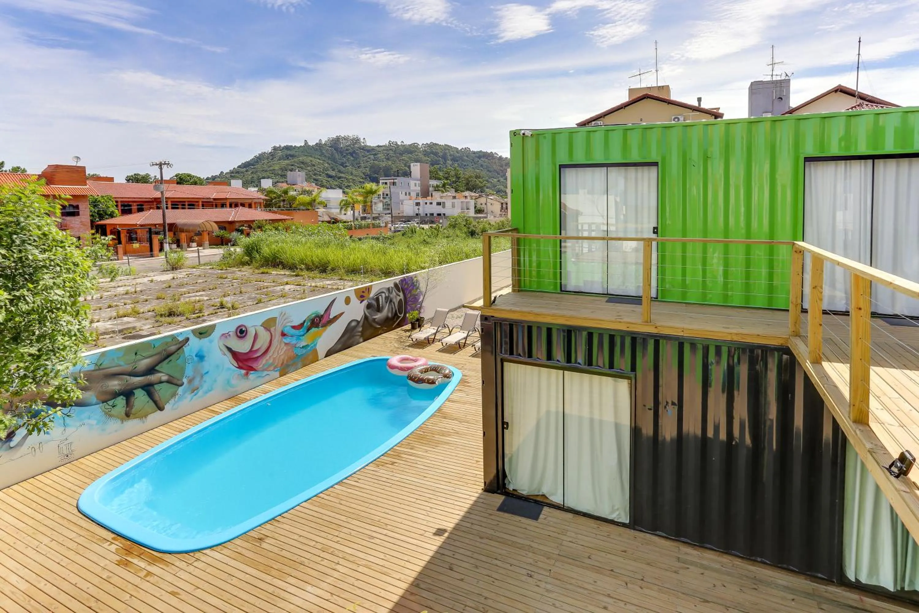 Pool view in Innbox - Canasvieiras
