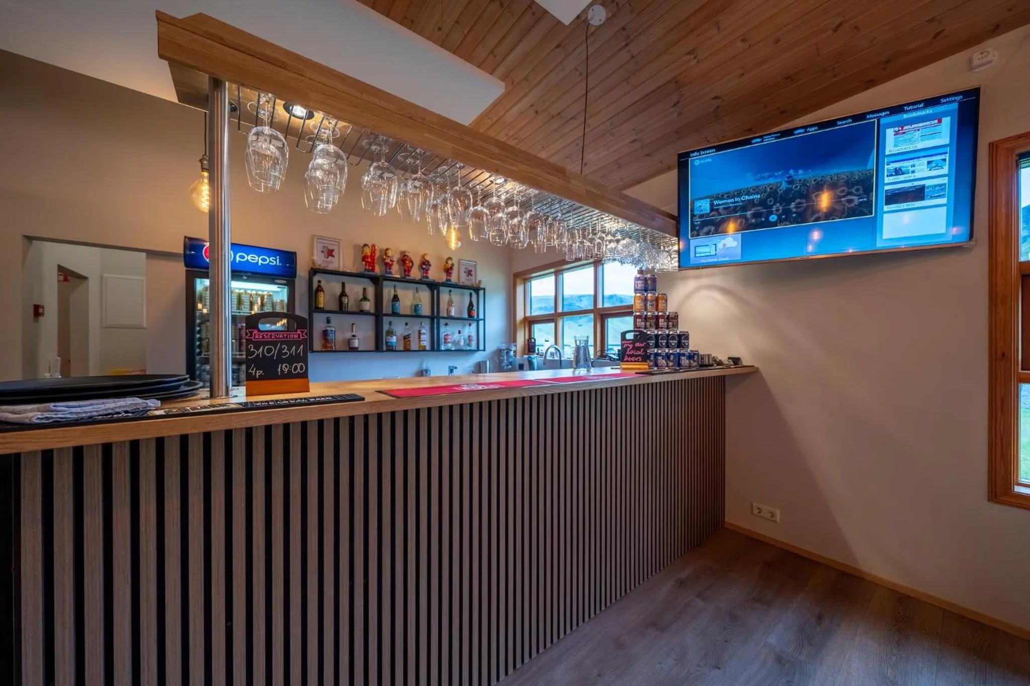 Lounge or bar in Adventure Hotel Geirland