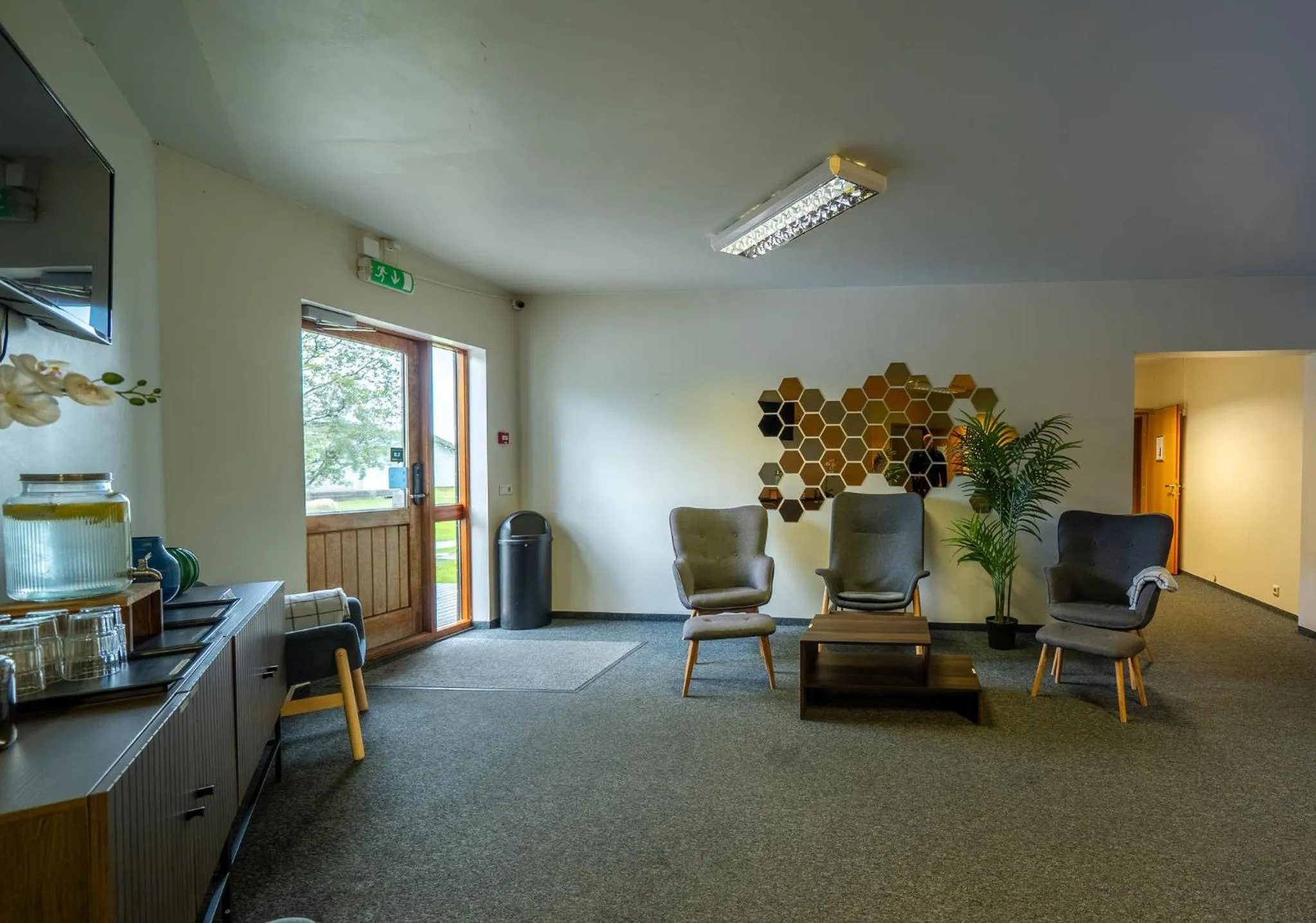 Lobby or reception in Adventure Hotel Geirland