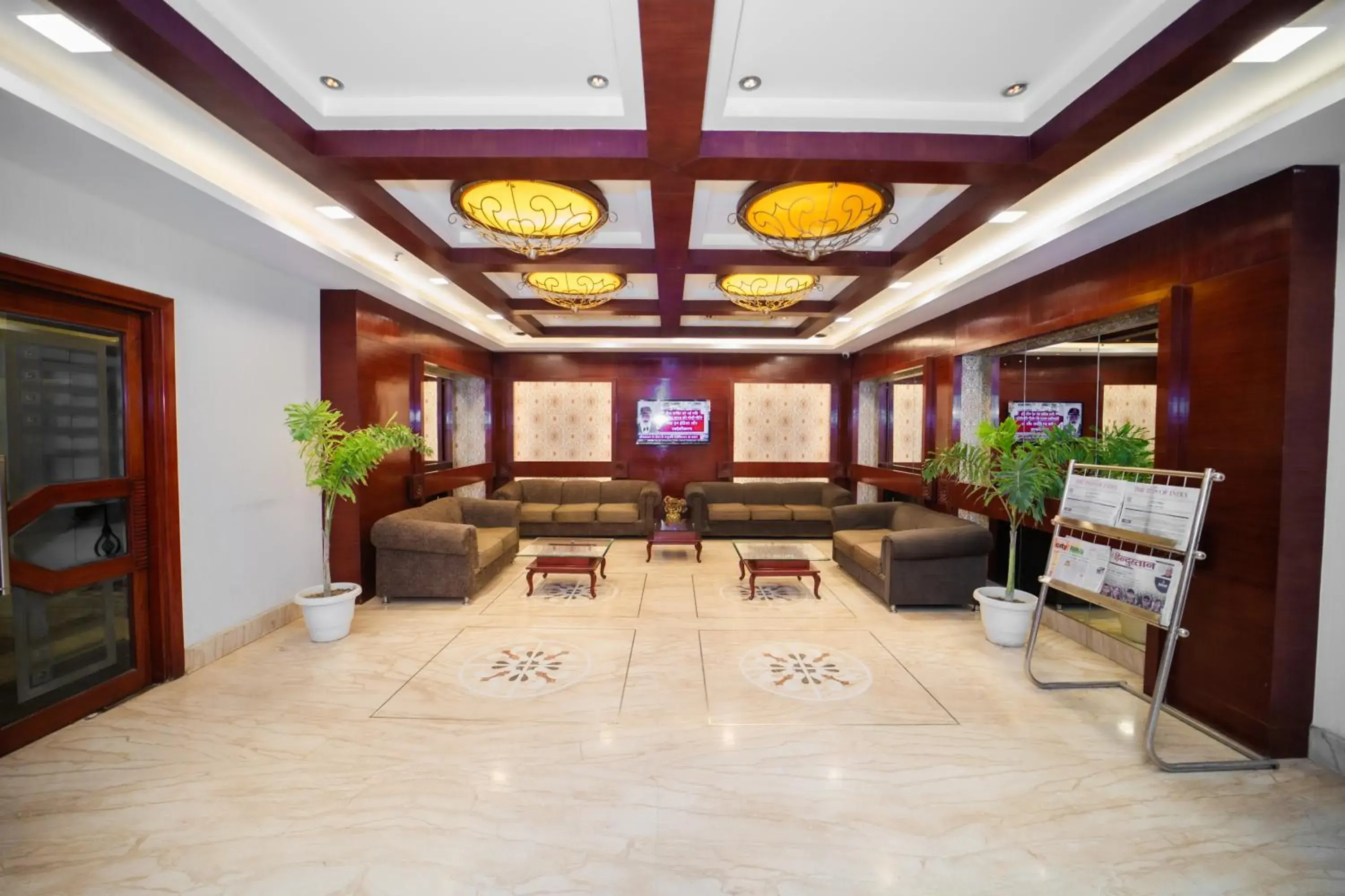 Lobby or reception in New Hotel Broadway Lobby or reception in New Hotel Broadway