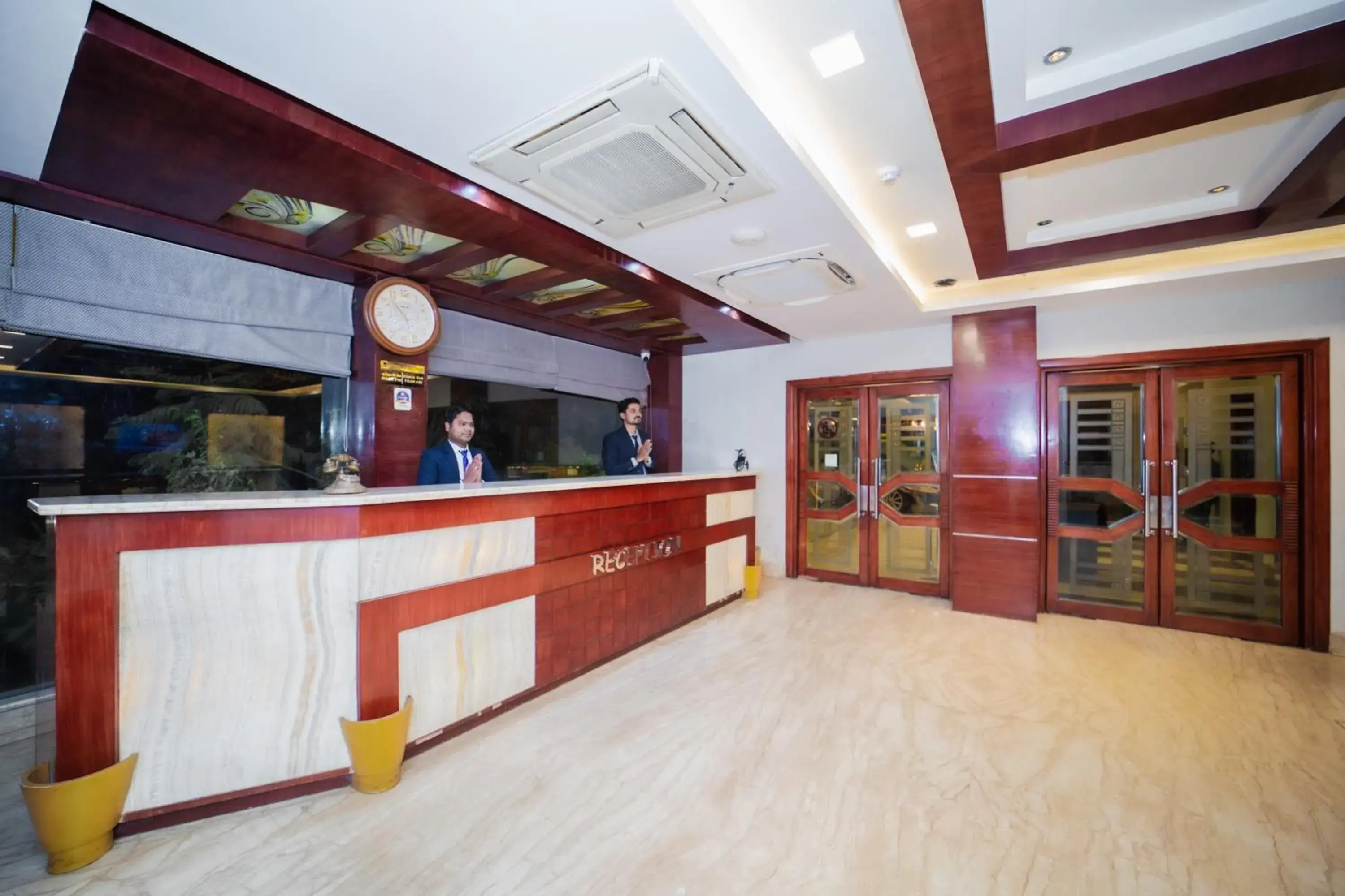 Lobby or reception in New Hotel Broadway Lobby or reception in New Hotel Broadway