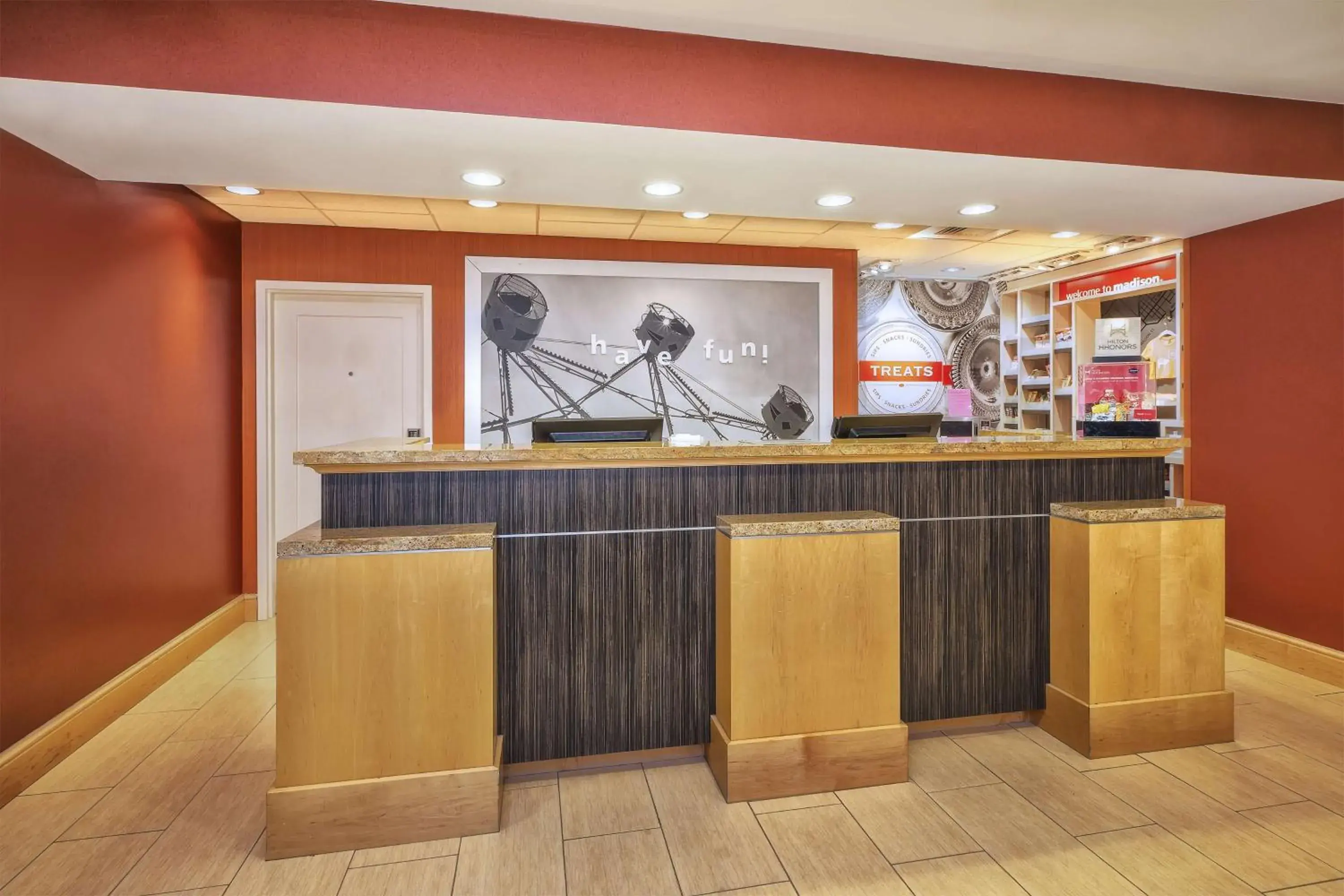Lobby or reception in Hampton Inn & Suites Madison - West Lobby or reception in Hampton Inn & Suites Madison - West