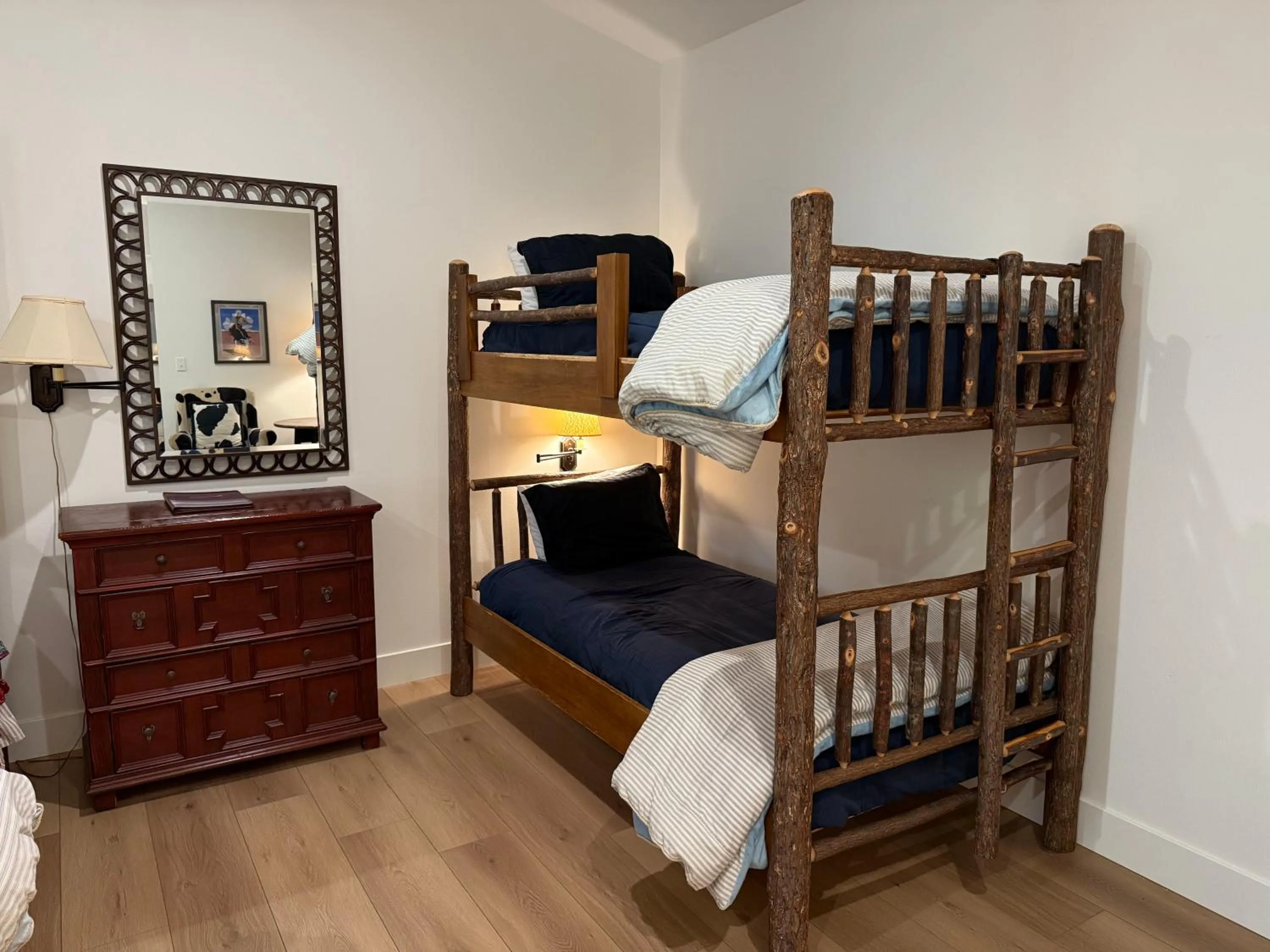 bunk bed, Bed in Circle Bar B Guest Ranch