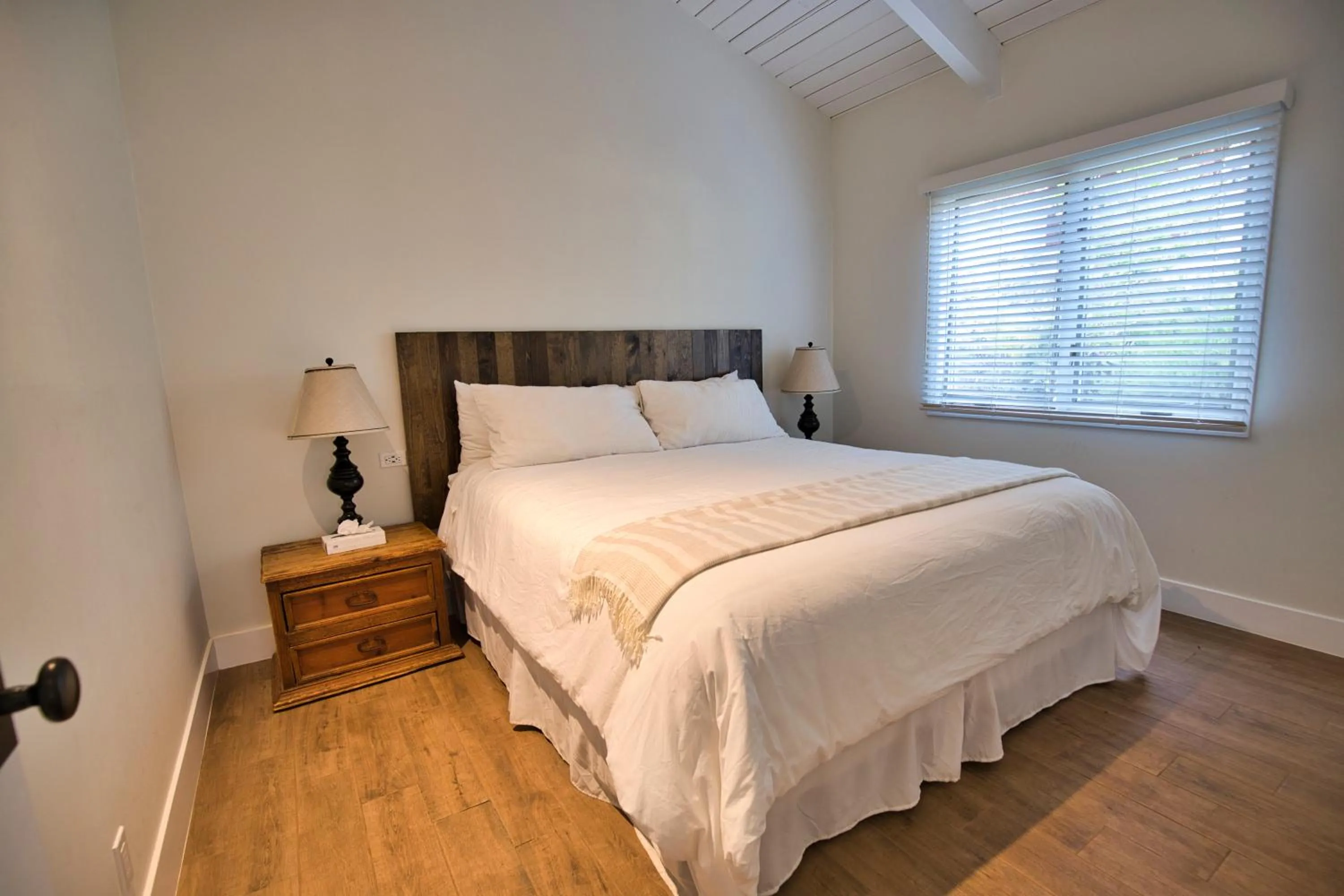 Bed in Circle Bar B Guest Ranch