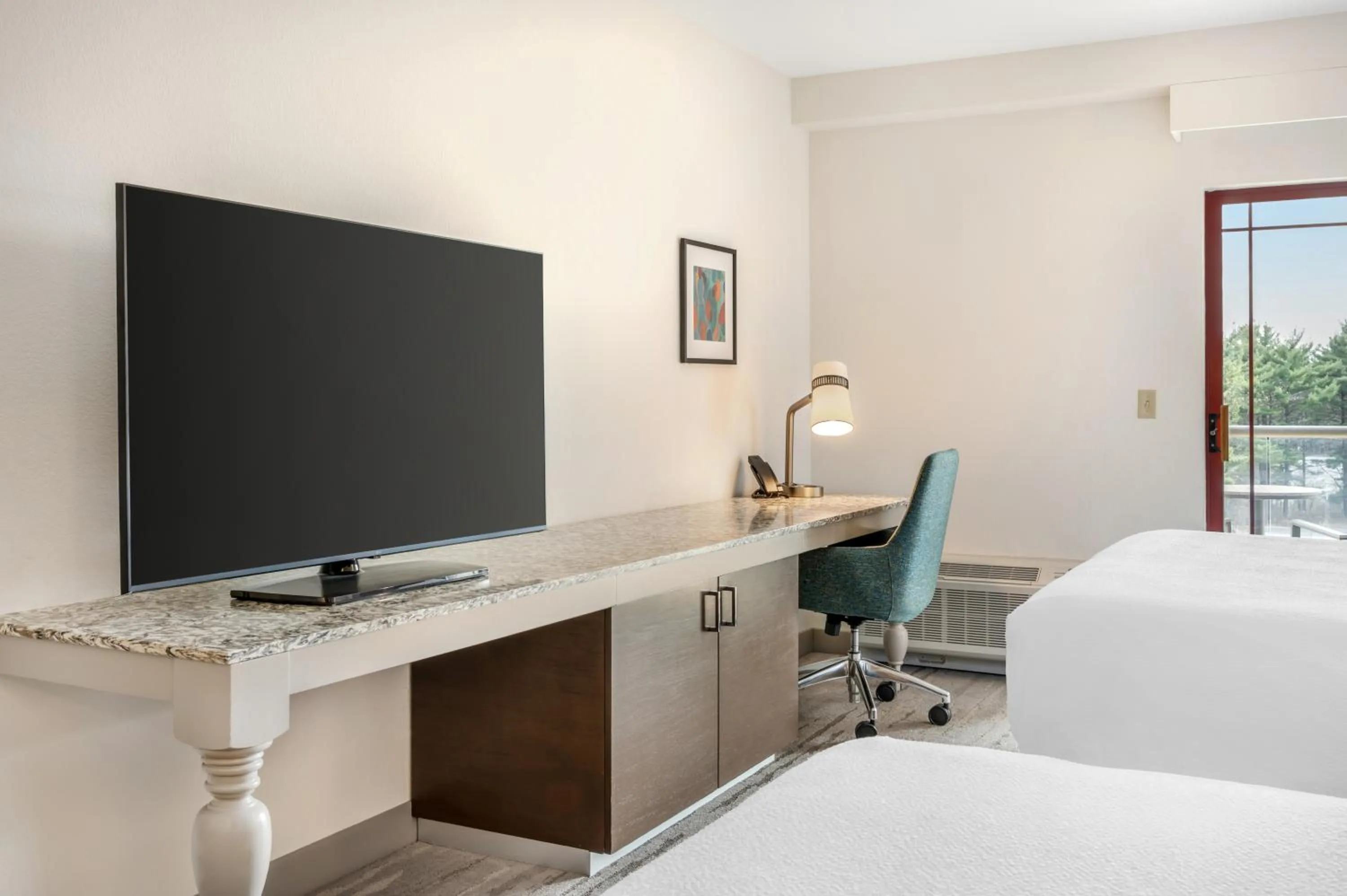 TV and multimedia, Bed in Hilton Garden Inn Wisconsin Dells