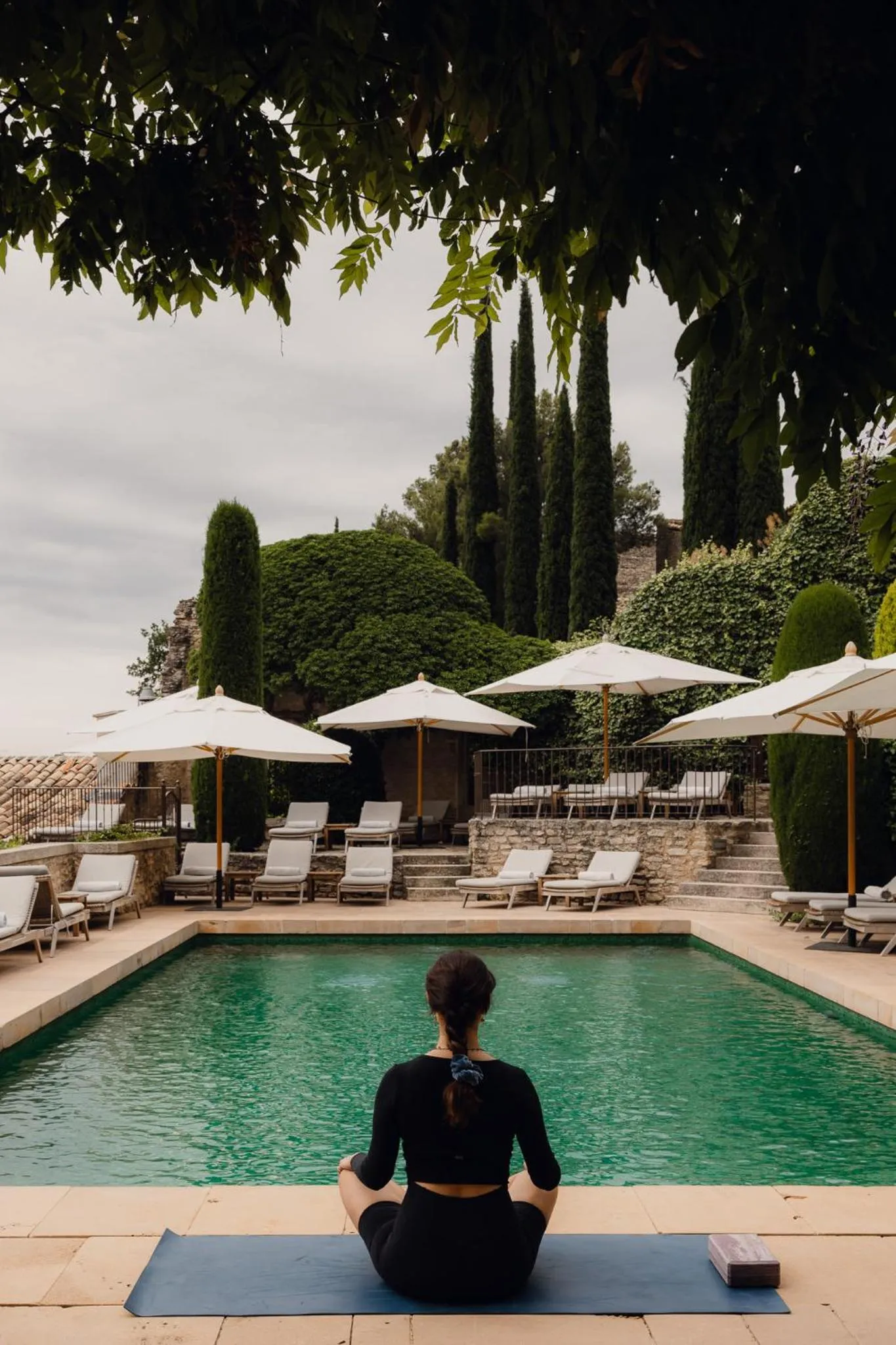 Swimming pool in Hotel Crillon le Brave