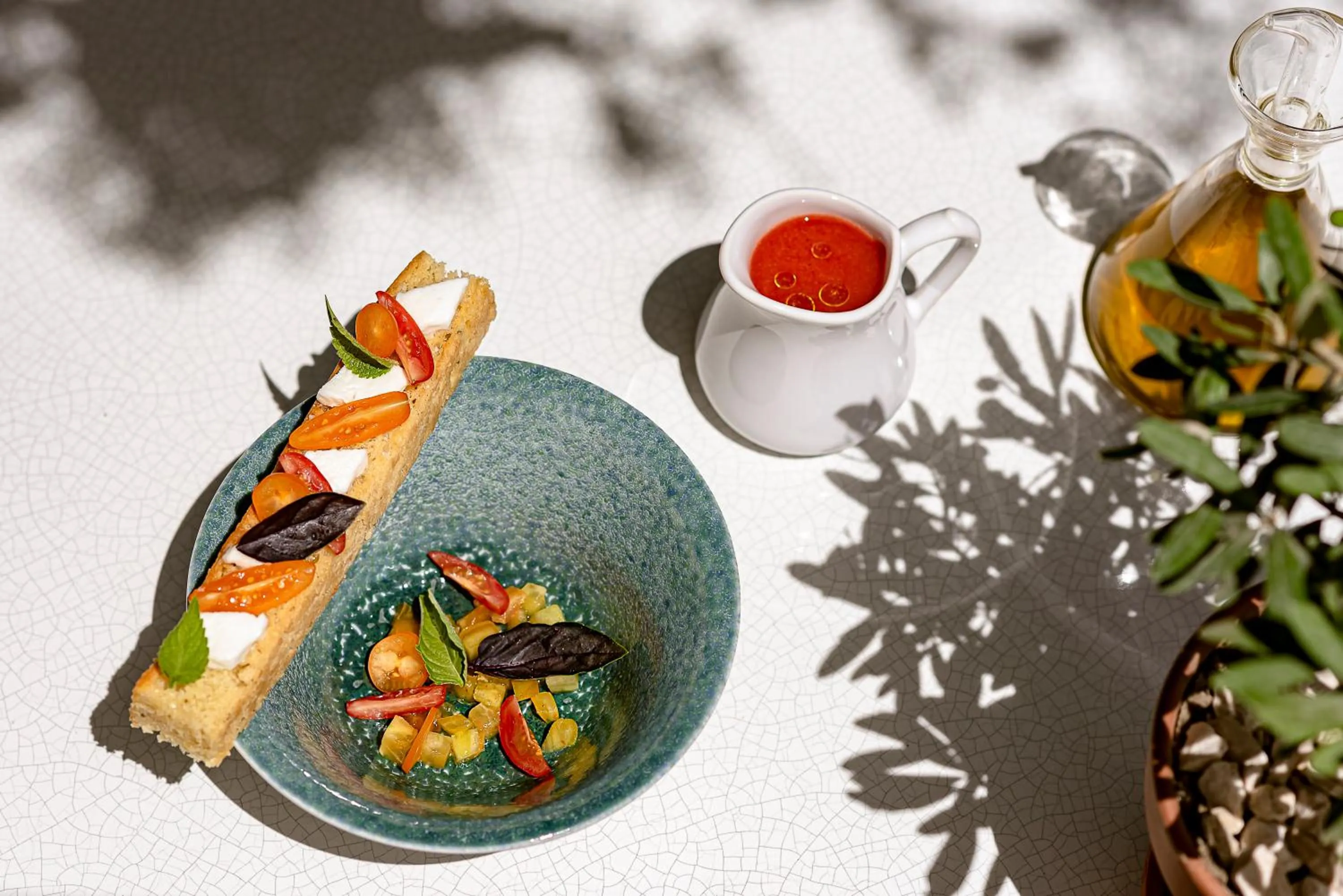 Food close-up in Hotel Crillon le Brave