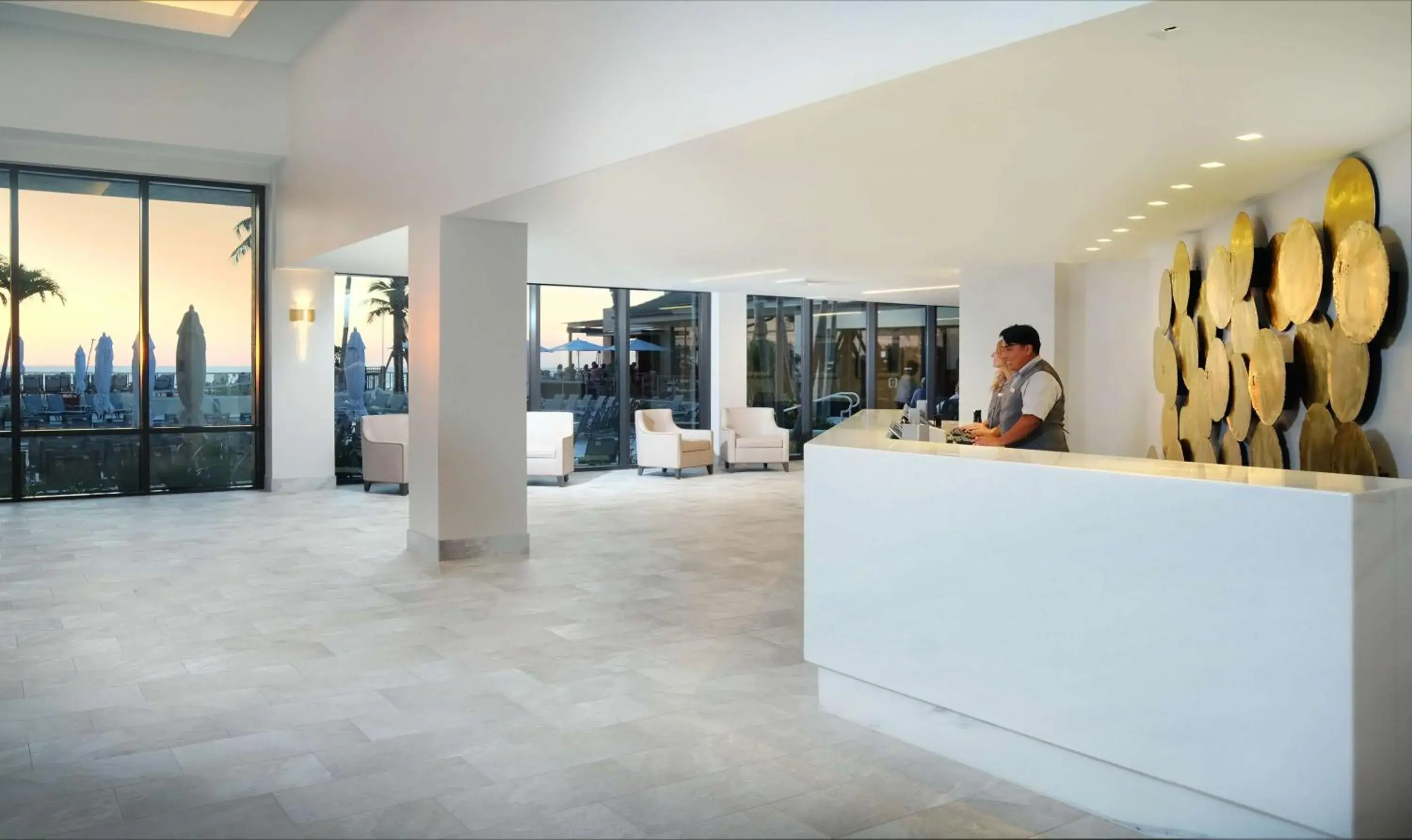 Lobby or reception in Hilton Marco Island Beach Resort and Spa Lobby or reception in Hilton Marco Island Beach Resort and Spa