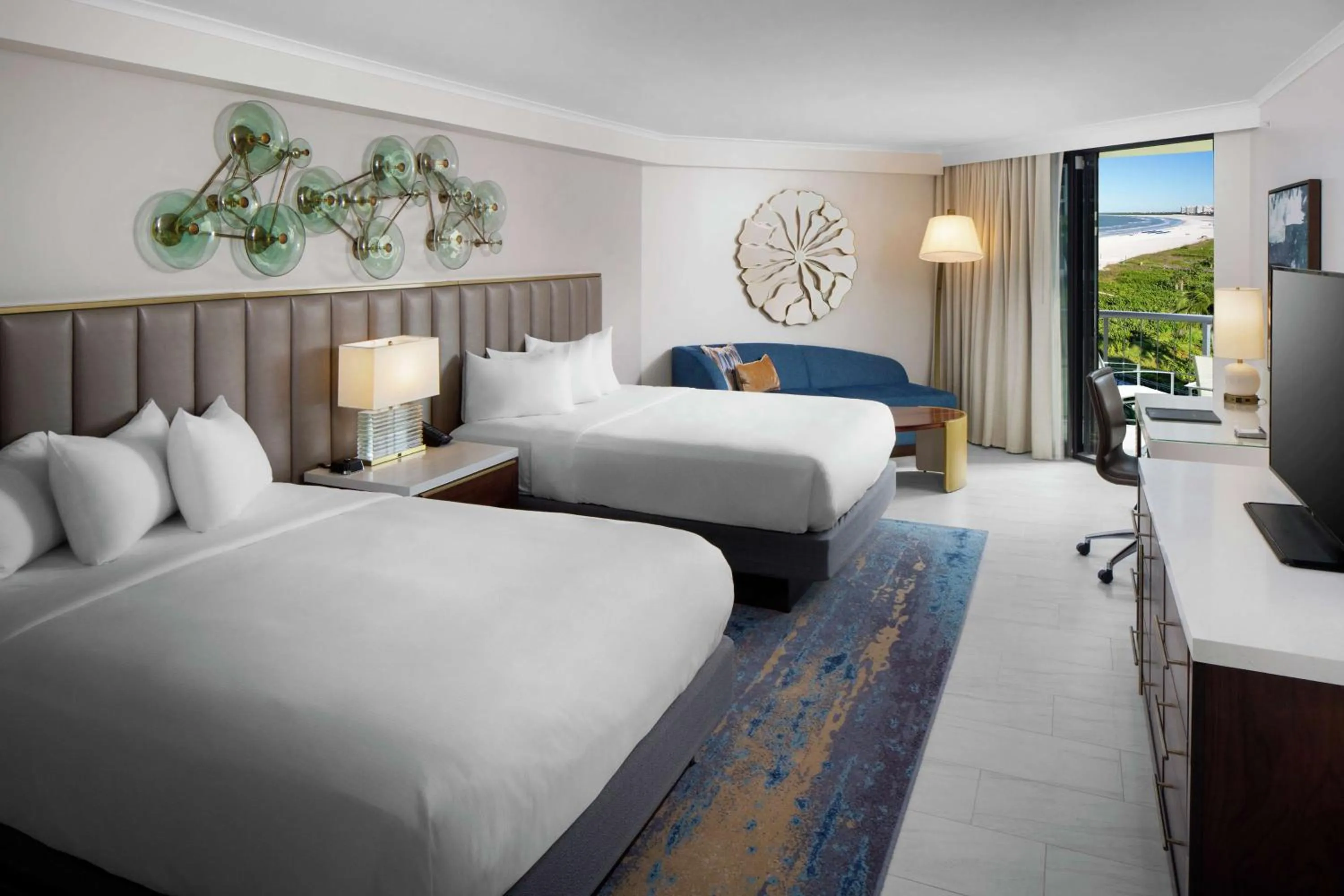 Bedroom, Bed in Hilton Marco Island Beach Resort and Spa