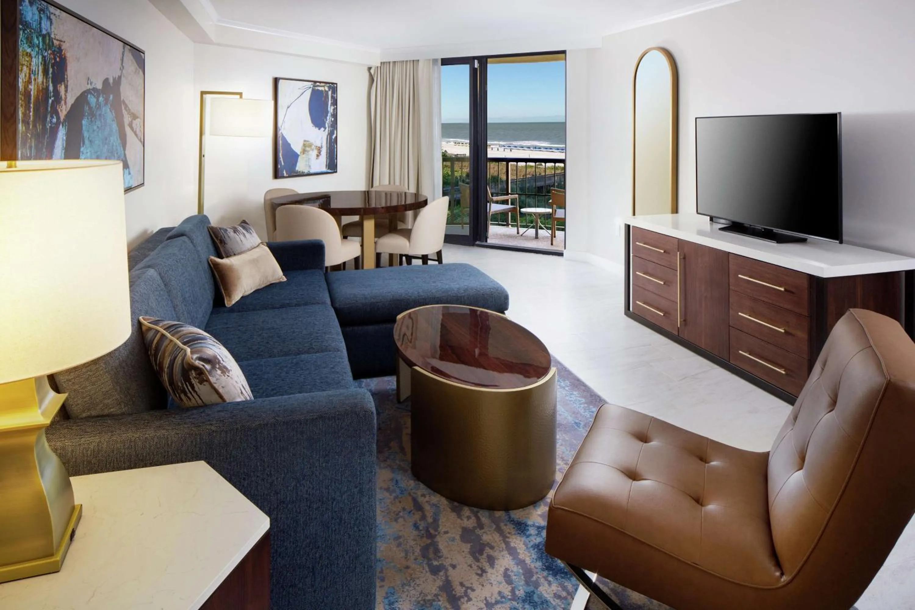 Living room in Hilton Marco Island Beach Resort and Spa