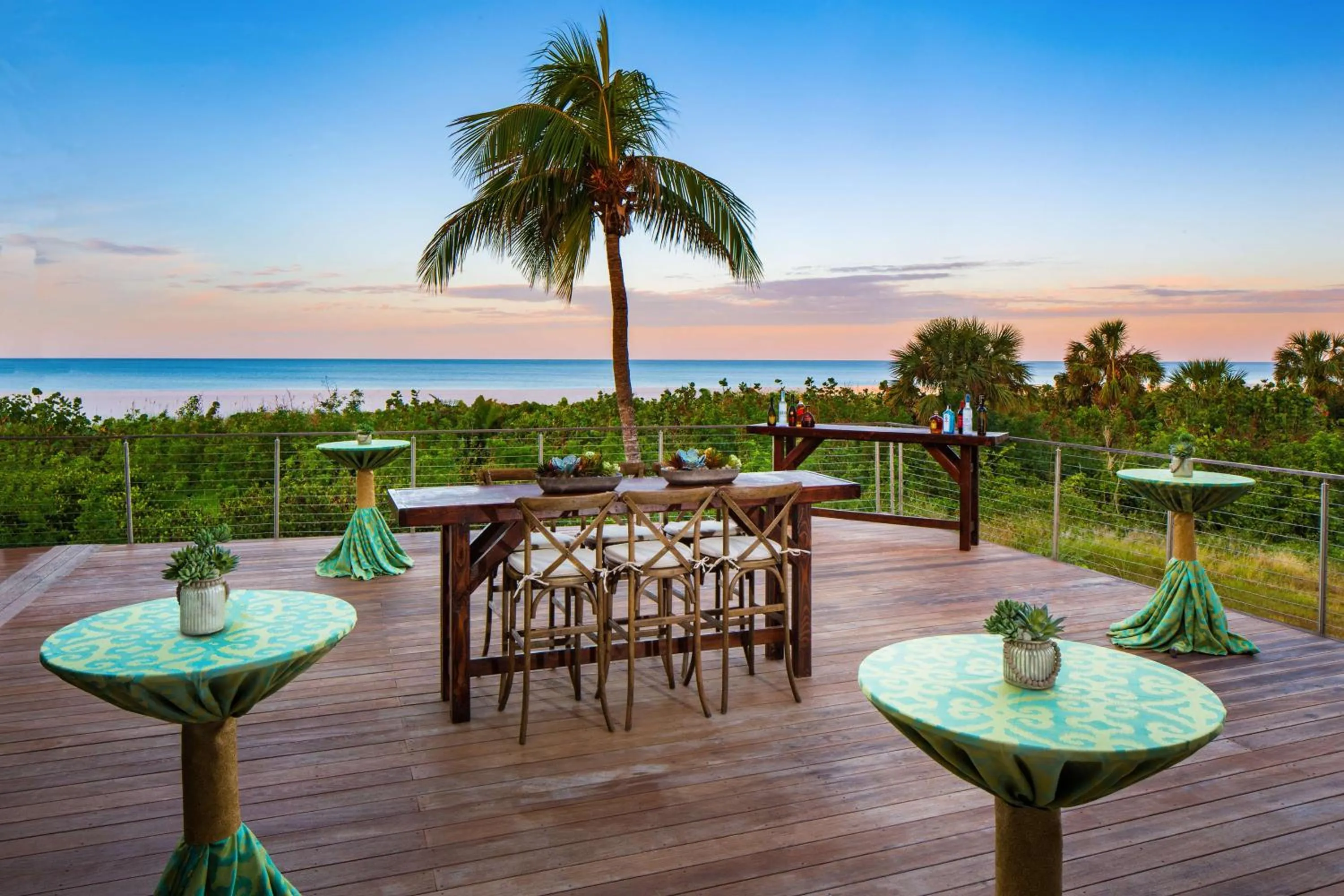 Patio in Hilton Marco Island Beach Resort and Spa